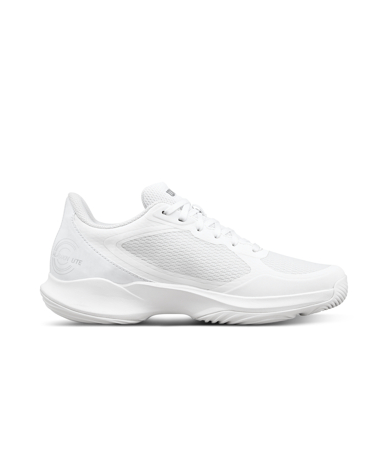 Wilson Hurakn Lite Womens Padel Shoes, White/White/Silver - alternate view 1