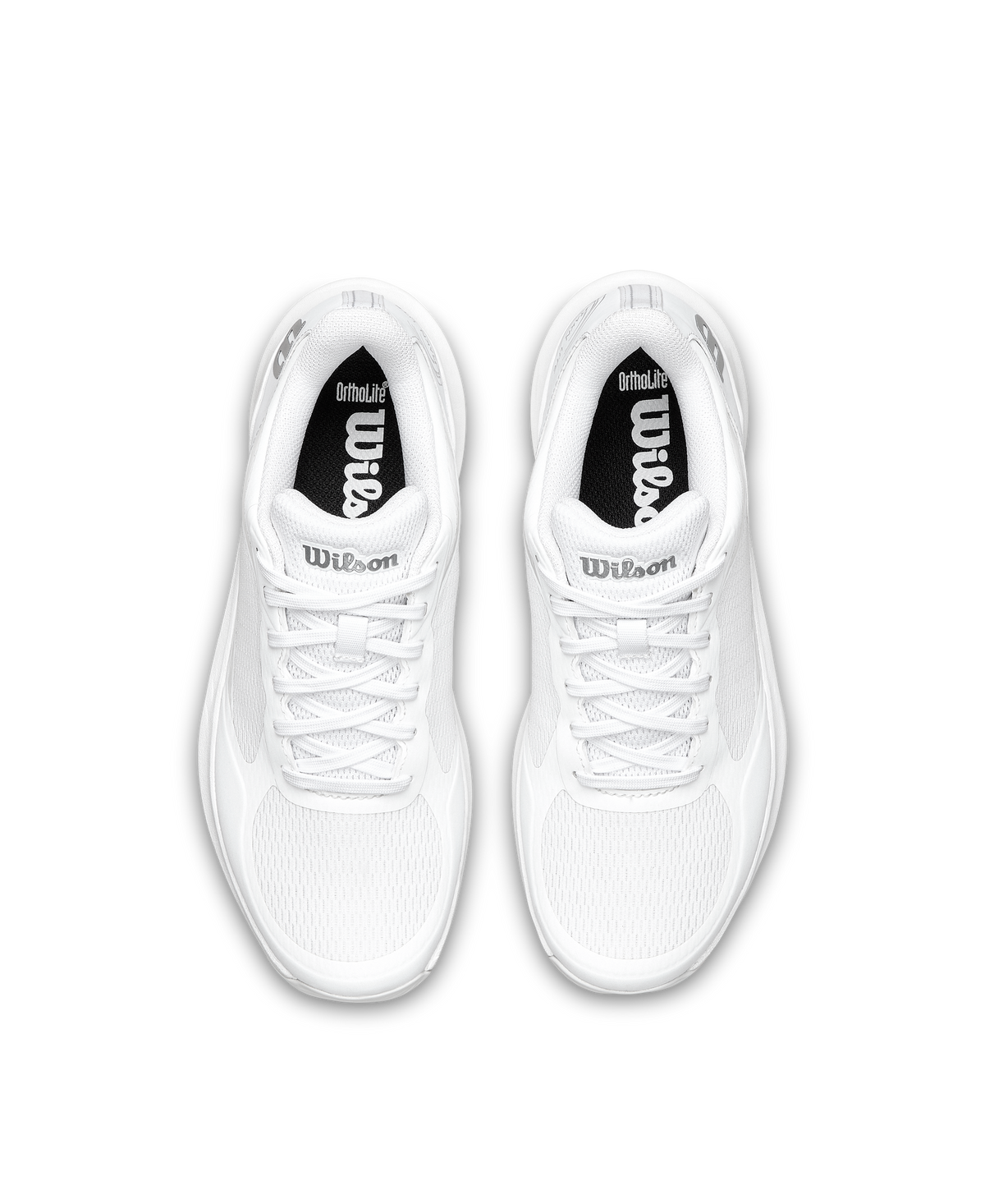 Wilson Hurakn Lite Womens Padel Shoes, White/White/Silver - alternate view 5
