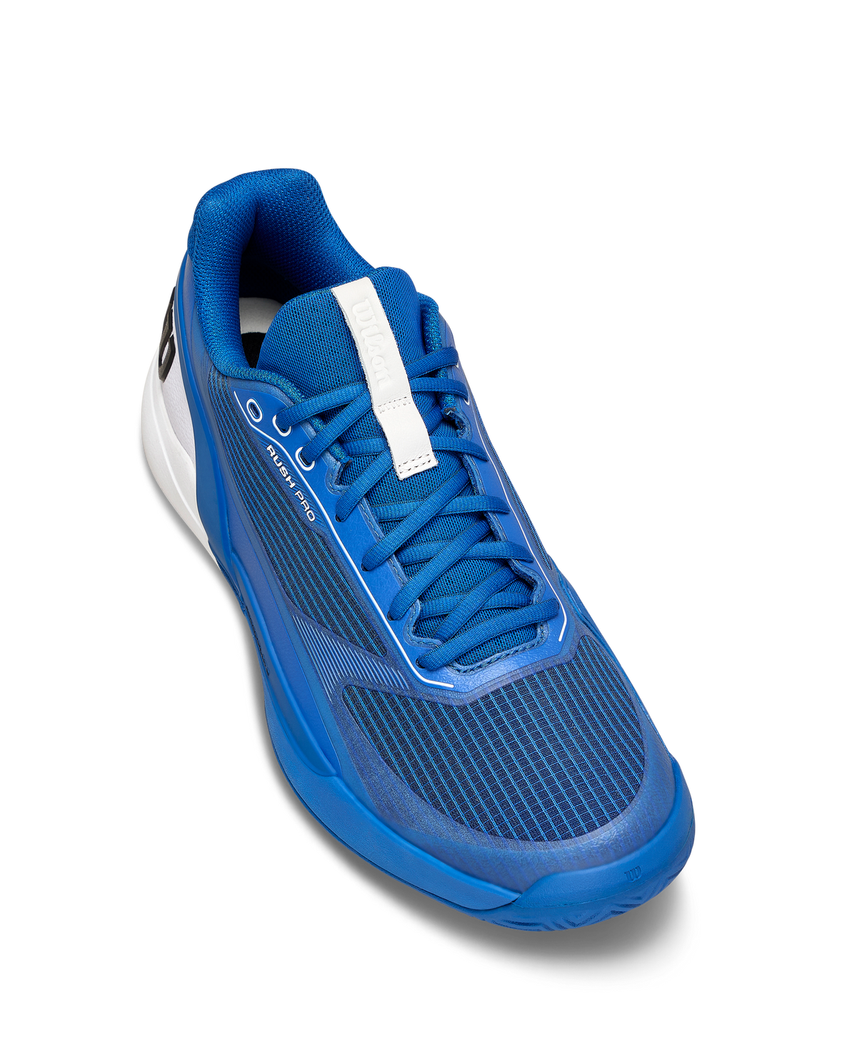 Wilson Rush Pro 5 Mens Tennis Shoes, Deja Vu Blue/White/Black - alternate view 2
