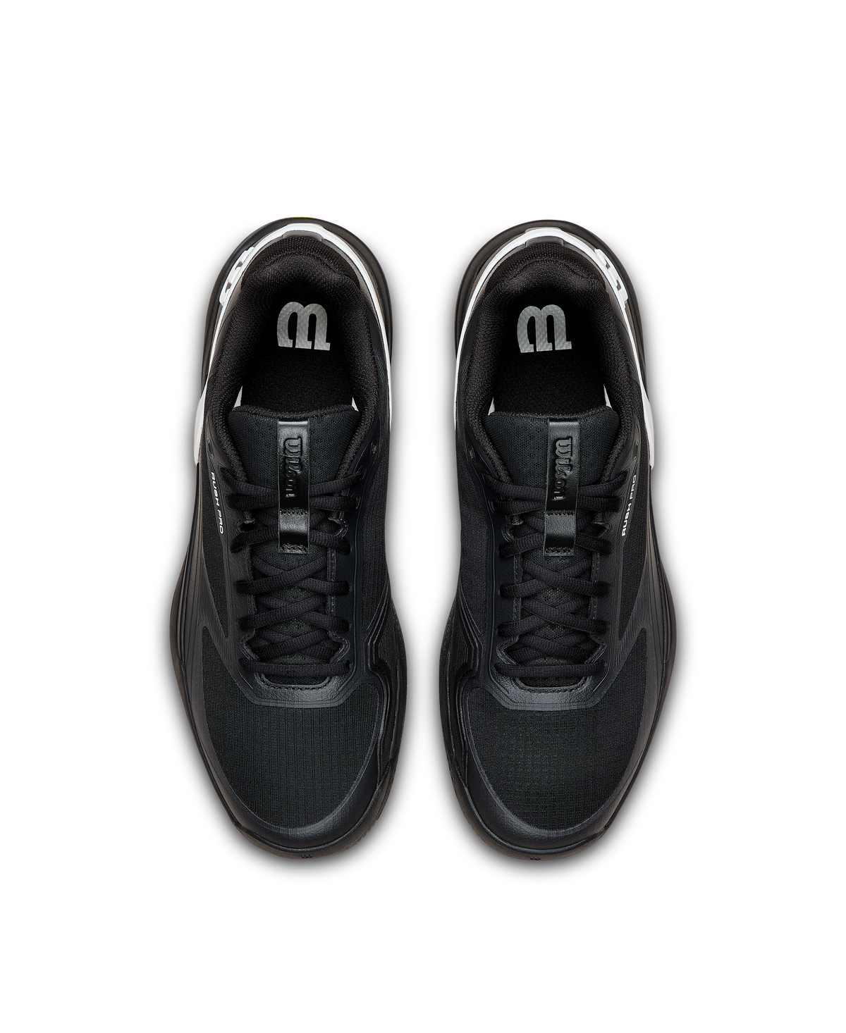 Wilson Rush Pro 5 Mens Tennis Shoes, Black/White/Stormy Weather - alternate view 4