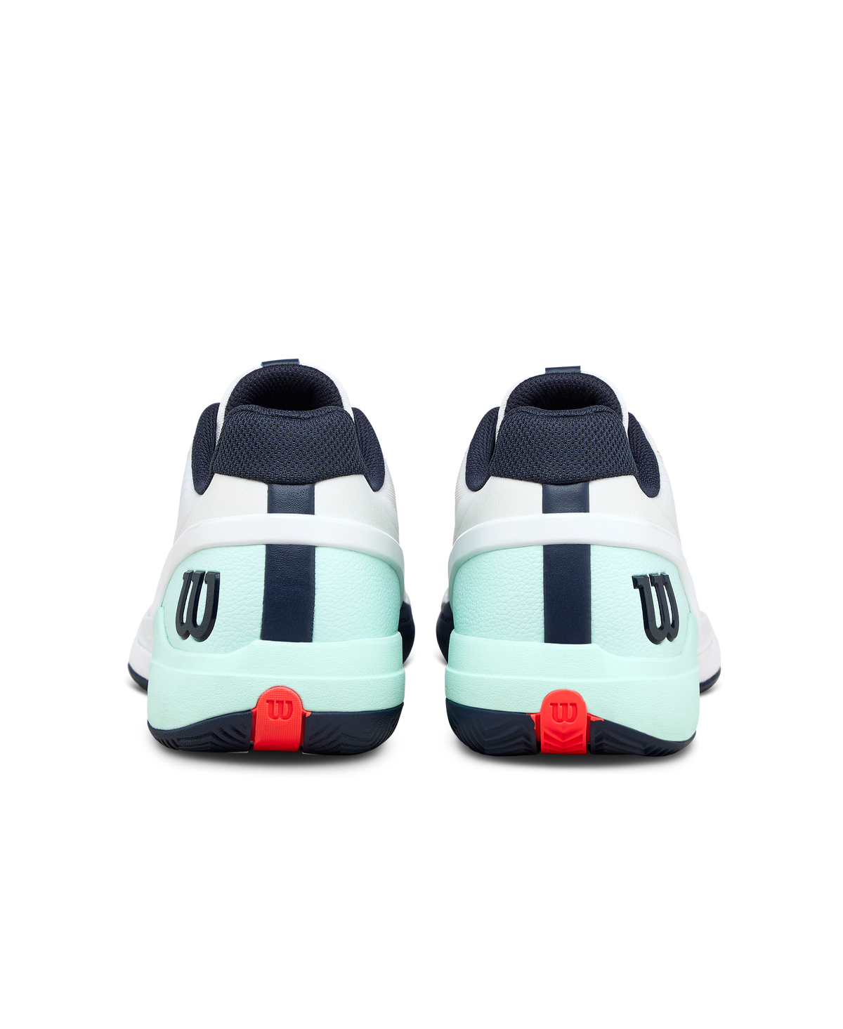 Wilson Rush Pro 5 Clay Mens Tennis Shoes, White/Bay/Fiery Coral - alternate view 5