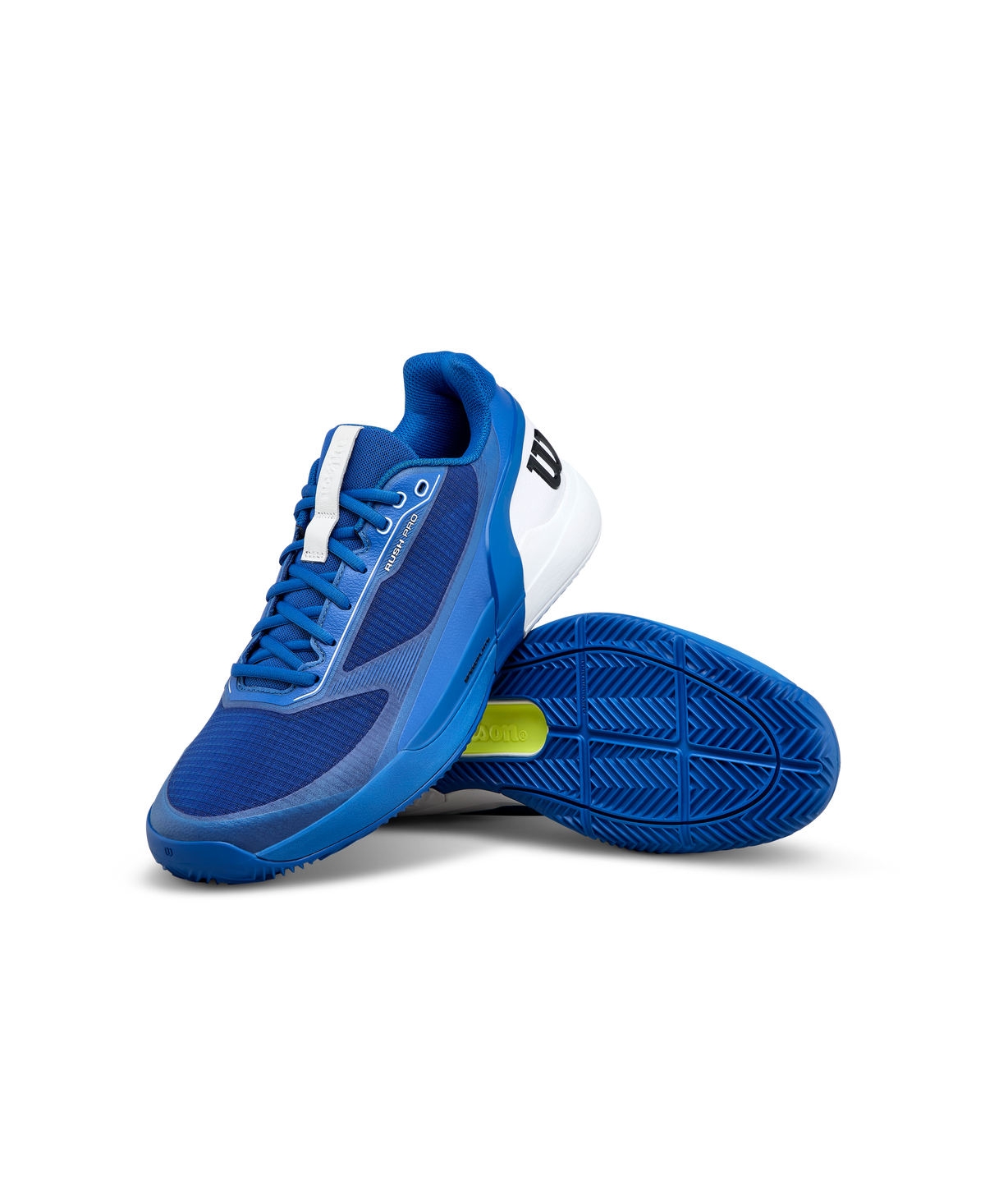 Wilson Rush Pro 5 Clay Mens Tennis Shoes, Deja Vu Blue/White/Black - alternate view 6