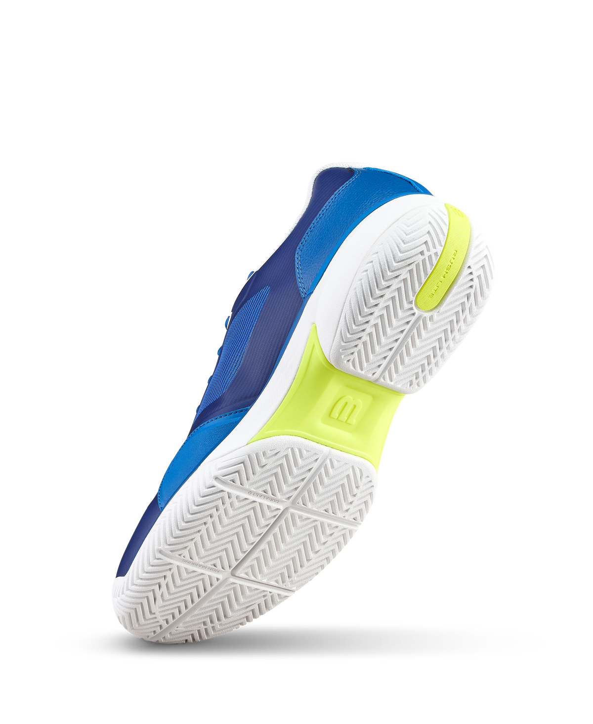 Wilson Rush Lite 5 Mens Tennis Shoes, Deja Vu Blue/White/Safety Yellow - alternate view 3