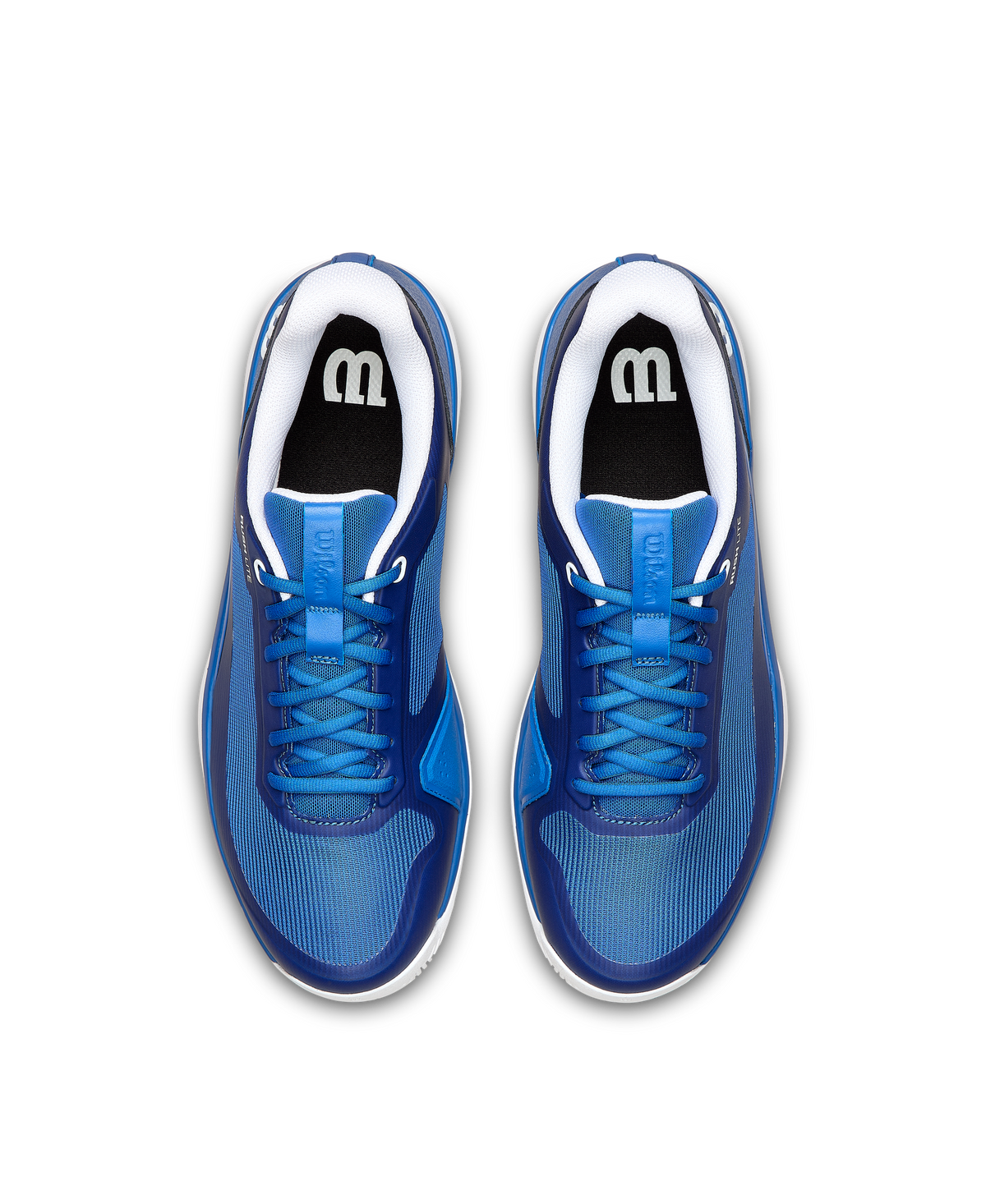 Wilson Rush Lite 5 Mens Tennis Shoes, Deja Vu Blue/White/Safety Yellow - alternate view 4