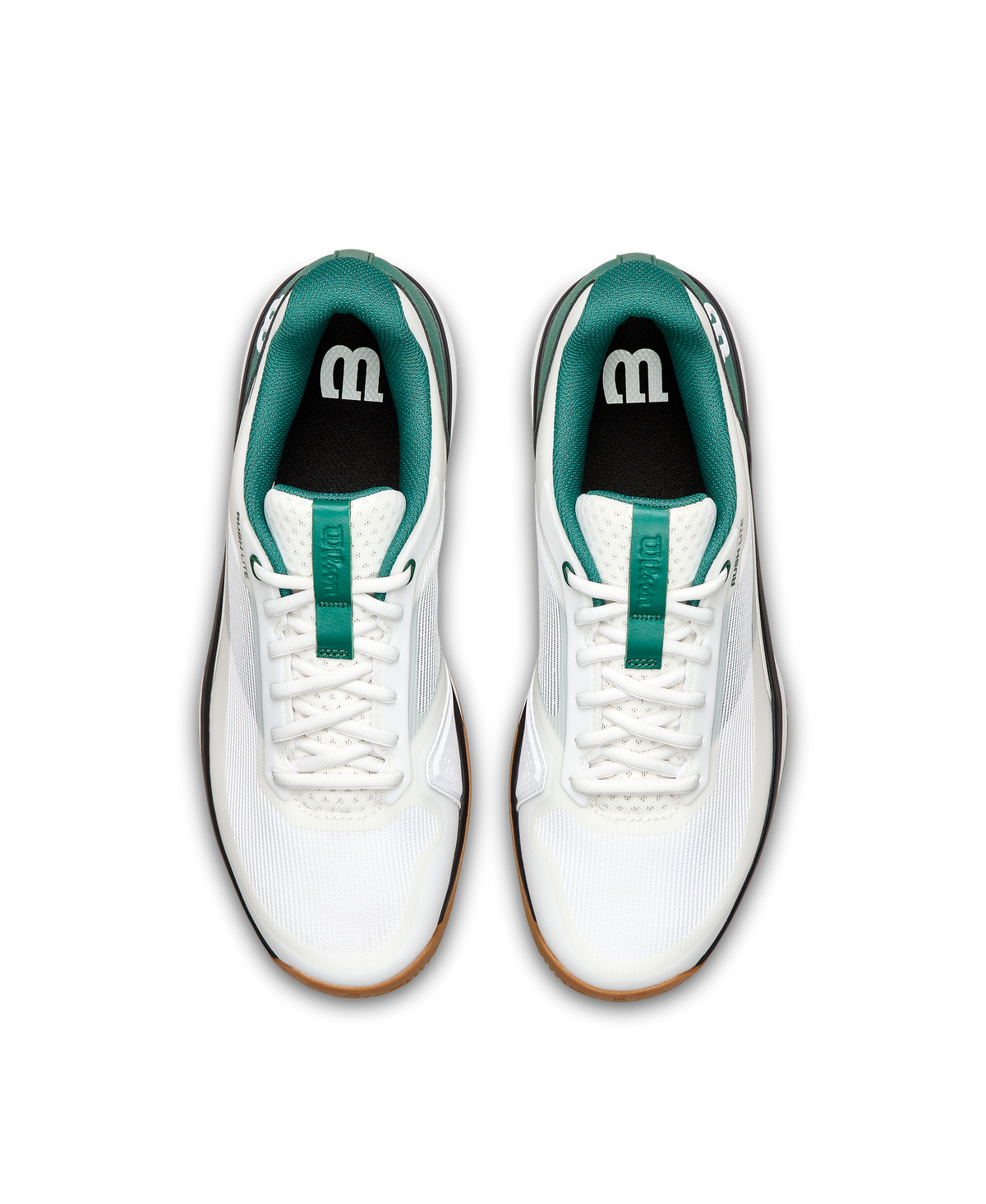 Wilson Rush Lite 5 Mens Tennis Shoes, White/Evergreen/Gum - alternate view 4