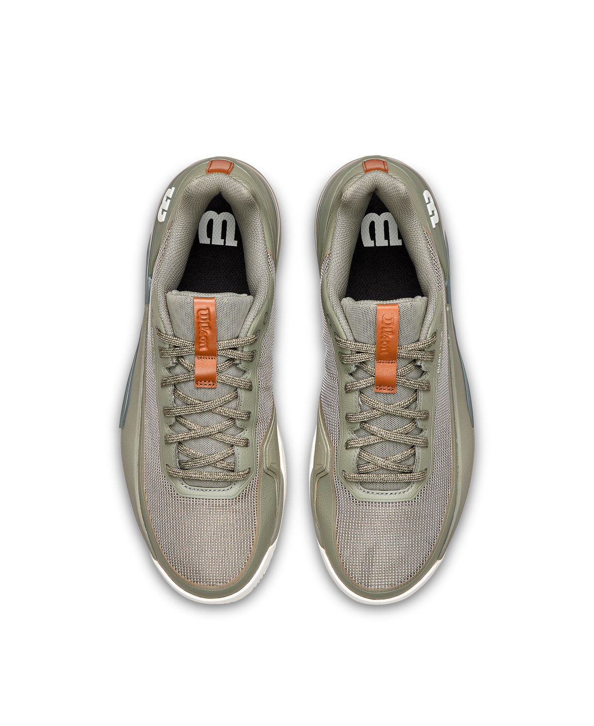 Wilson Rush Tour 5 Mens Tennis Shoes, Vetiver/Tofu/Caramel Cafe - alternate view 4