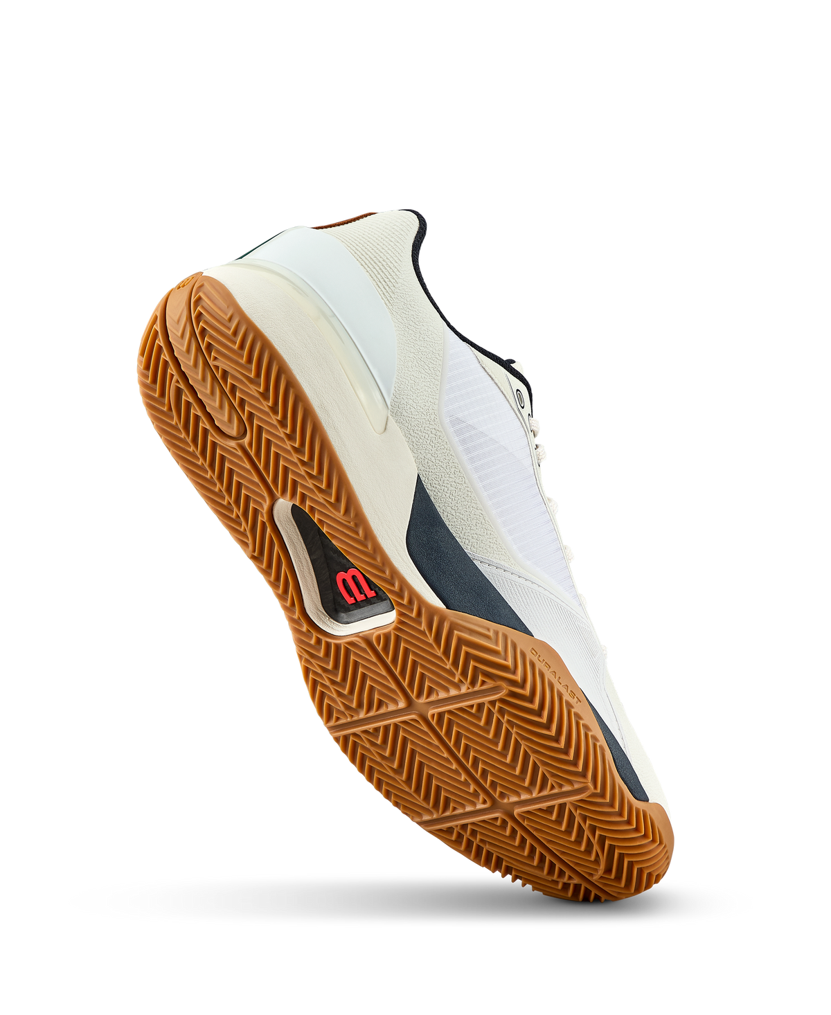 Wilson Rush Tour 5 Clay Mens Tennis Shoes, White/Navy Blazer/Gum - alternate view 2