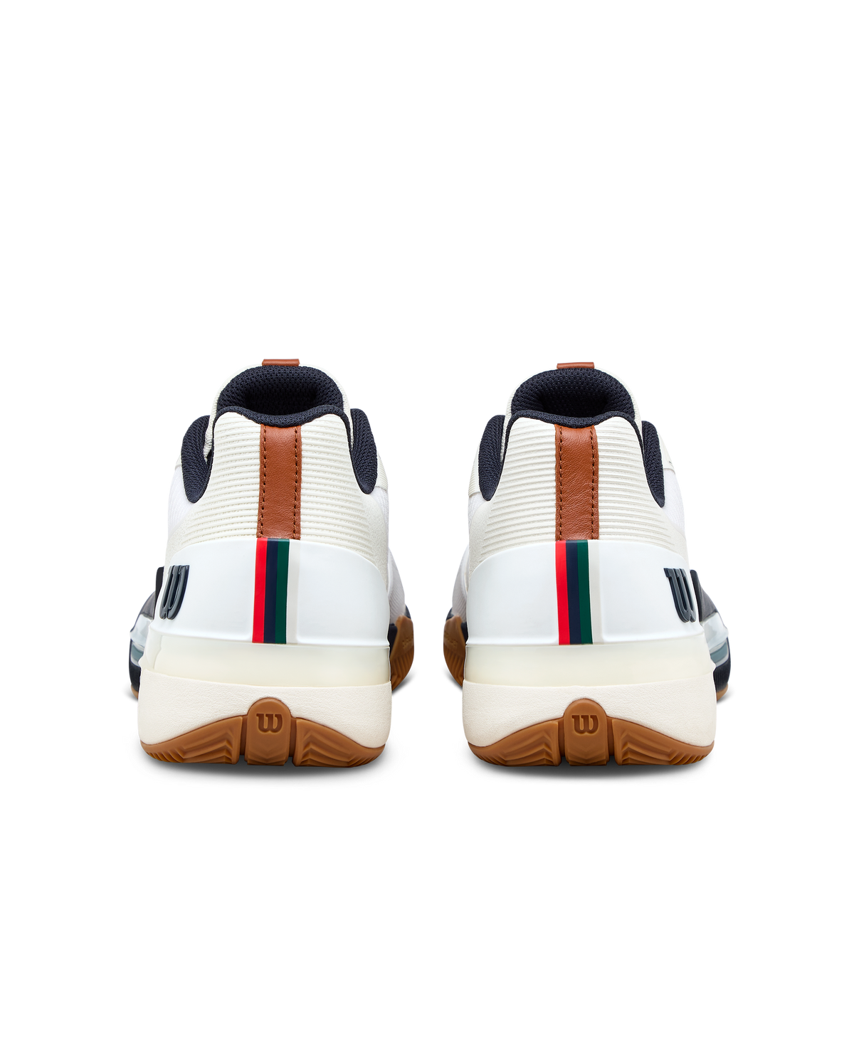 Wilson Rush Tour 5 Clay Mens Tennis Shoes, White/Navy Blazer/Gum - alternate view 5