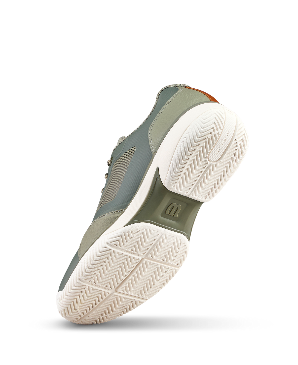 Wilson Rush Lite 5 Mens Tennis Shoes, Vetiver/Tofu/Caramel Cafe - alternate view 3