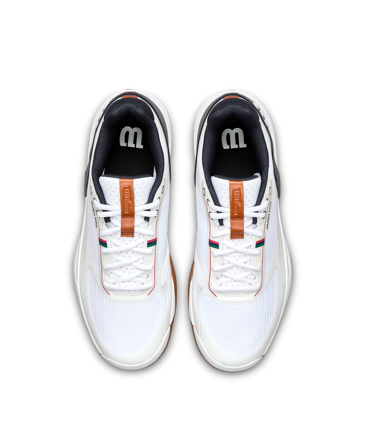 Wilson Rush Pro 5 Clay Mens Tennis Shoes, White/Navy Blazer/Gum - alternate view 4