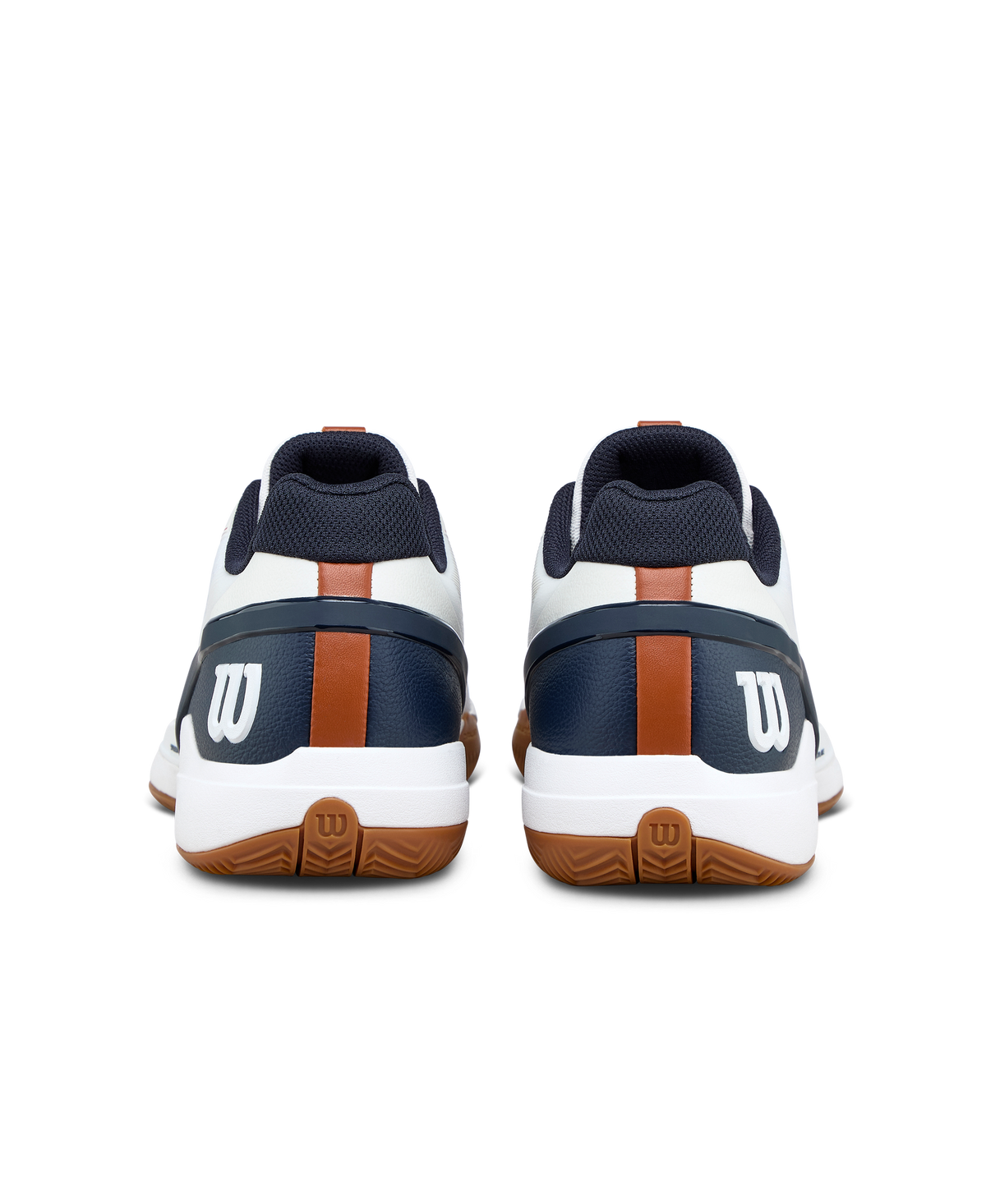 Wilson Rush Pro 5 Clay Mens Tennis Shoes, White/Navy Blazer/Gum - alternate view 5