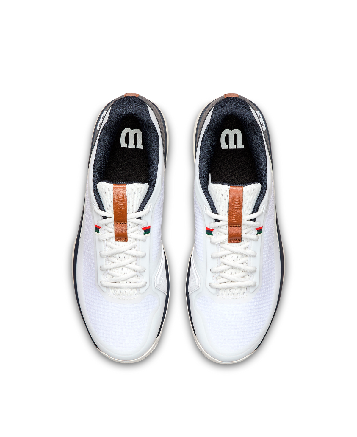 Wilson Rush Lite 5 Clay Mens Tennis Shoes, White/Navy Blazer - alternate view 4