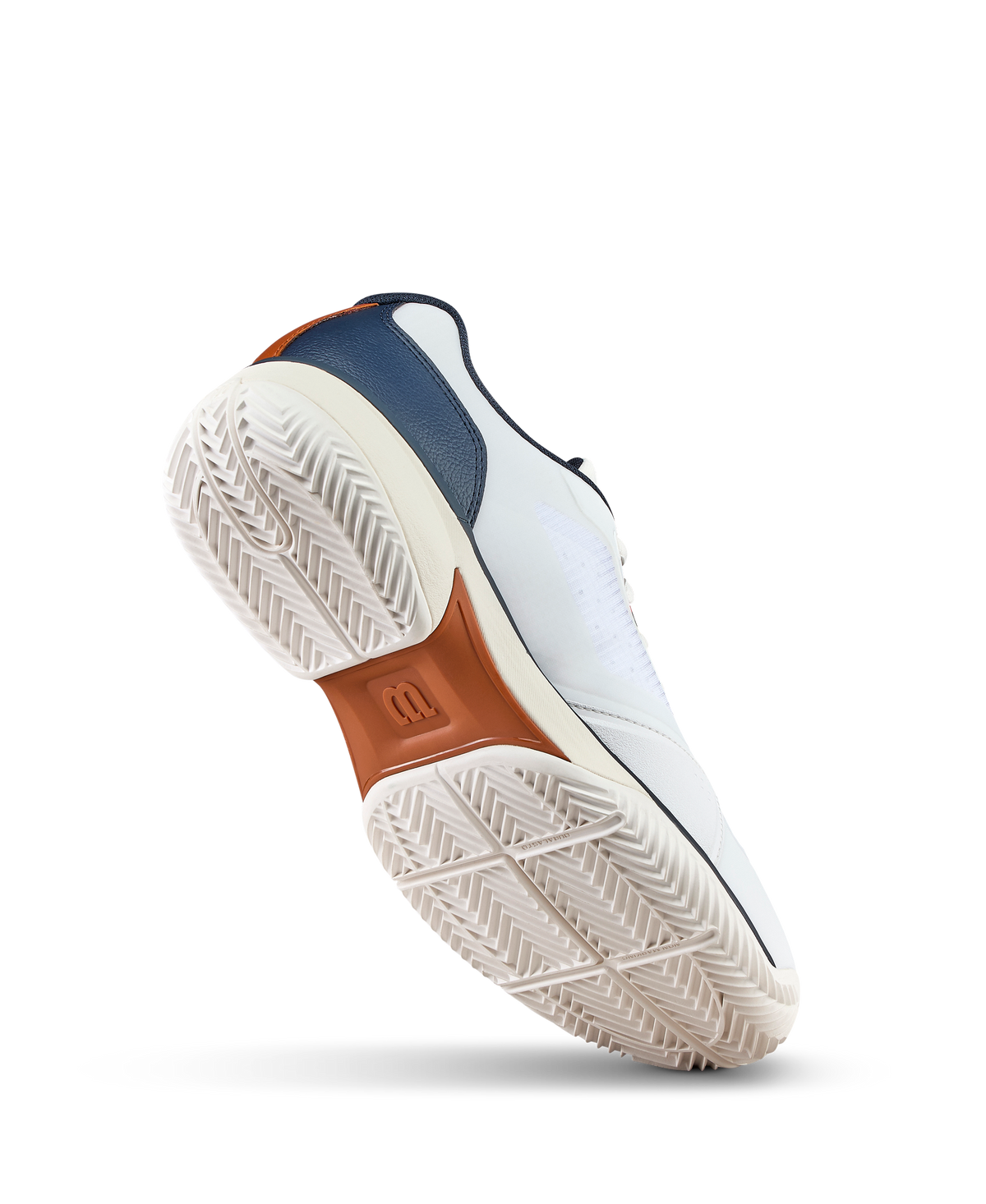 Wilson Rush Lite 5 Clay Mens Tennis Shoes, White/Navy Blazer - alternate view 2