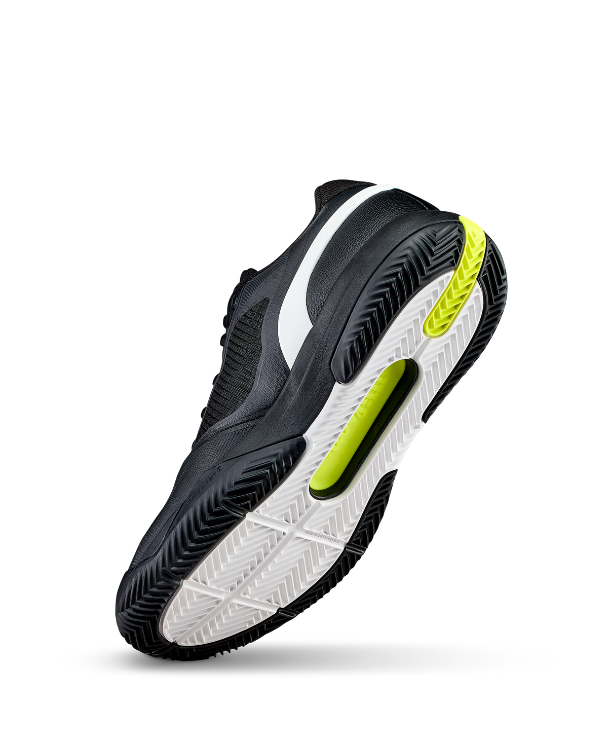 Wilson Rush Pro 5 Clay Mens Tennis Shoes, Black/White/Stormy Weather - alternate view 3