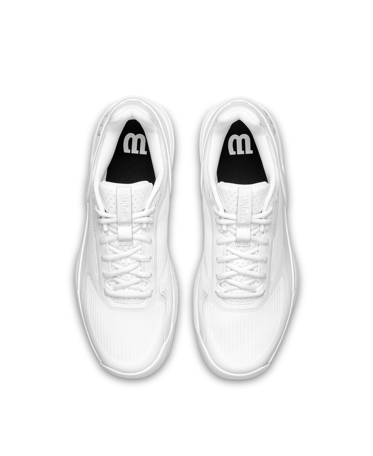 Wilson Rush Pro 5 Mens Padel Shoes, White/White/White - alternate view 4