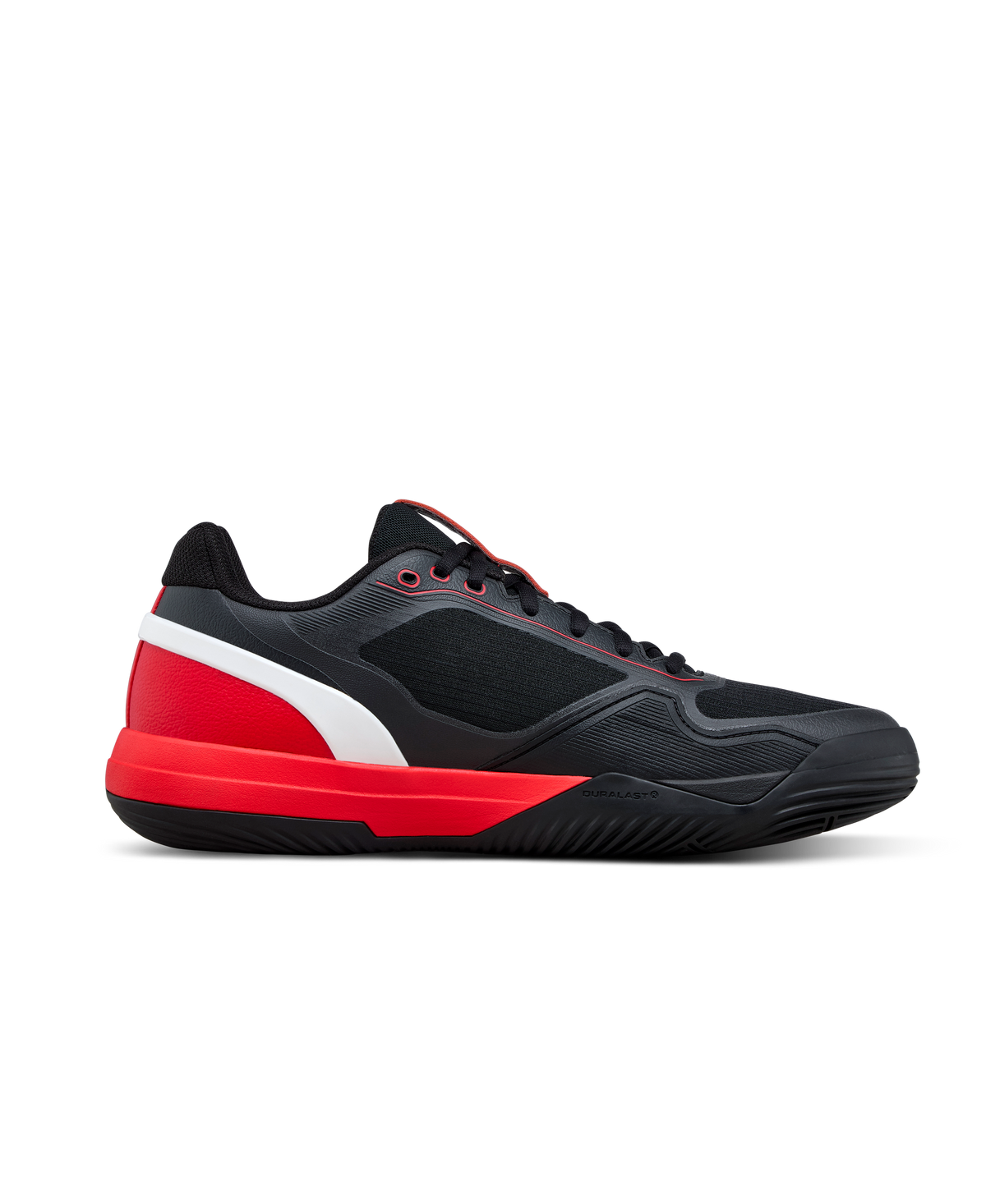 Wilson Rush Pro 5 Mens Padel Shoes, Black/Infrared/White - alternate view 1