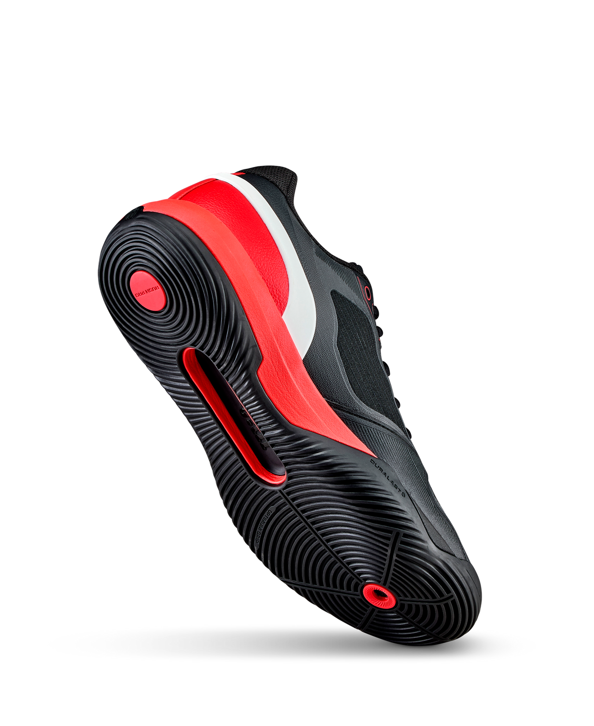 Wilson Rush Pro 5 Mens Padel Shoes, Black/Infrared/White - alternate view 2
