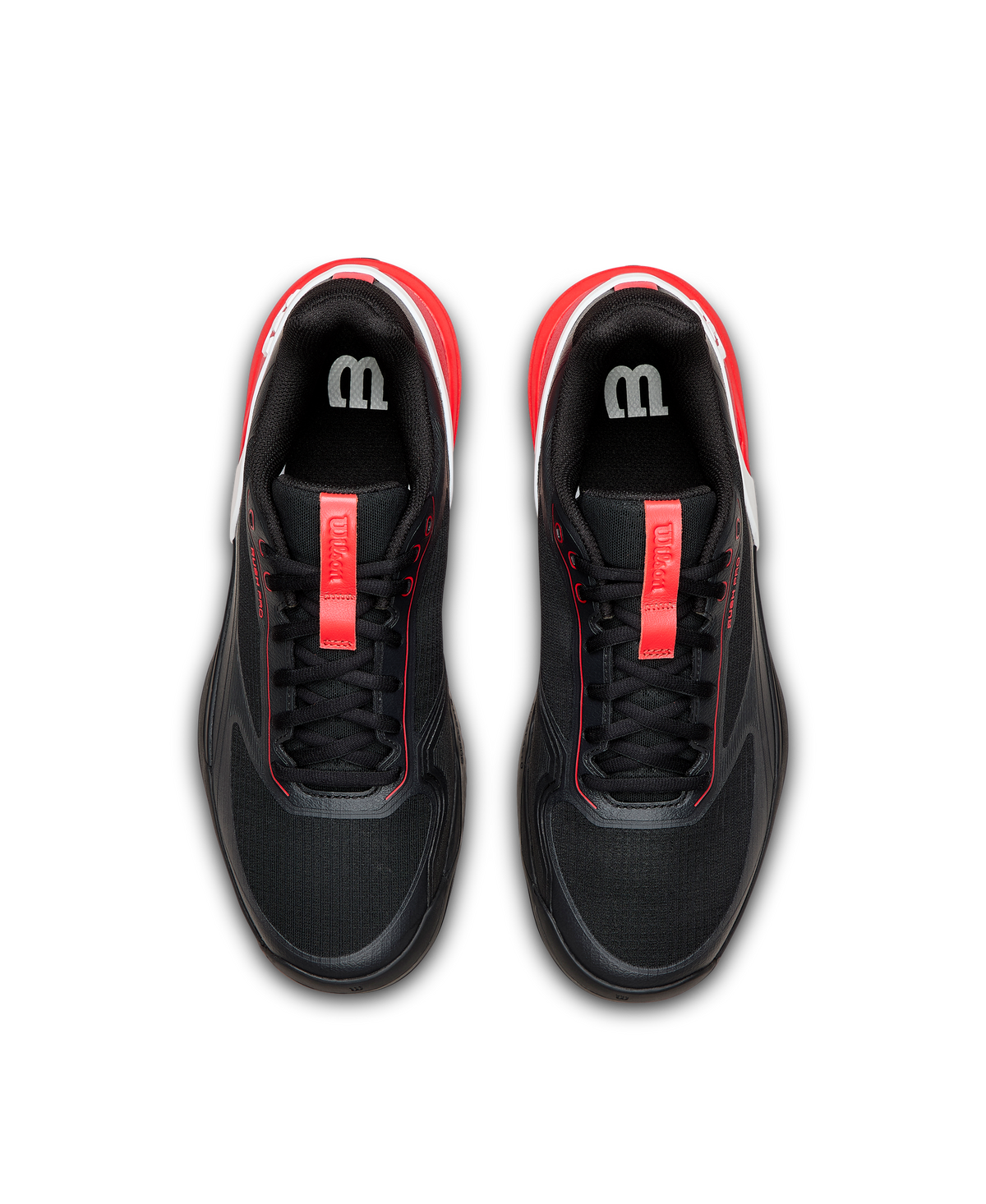 Wilson Rush Pro 5 Mens Padel Shoes, Black/Infrared/White - alternate view 4