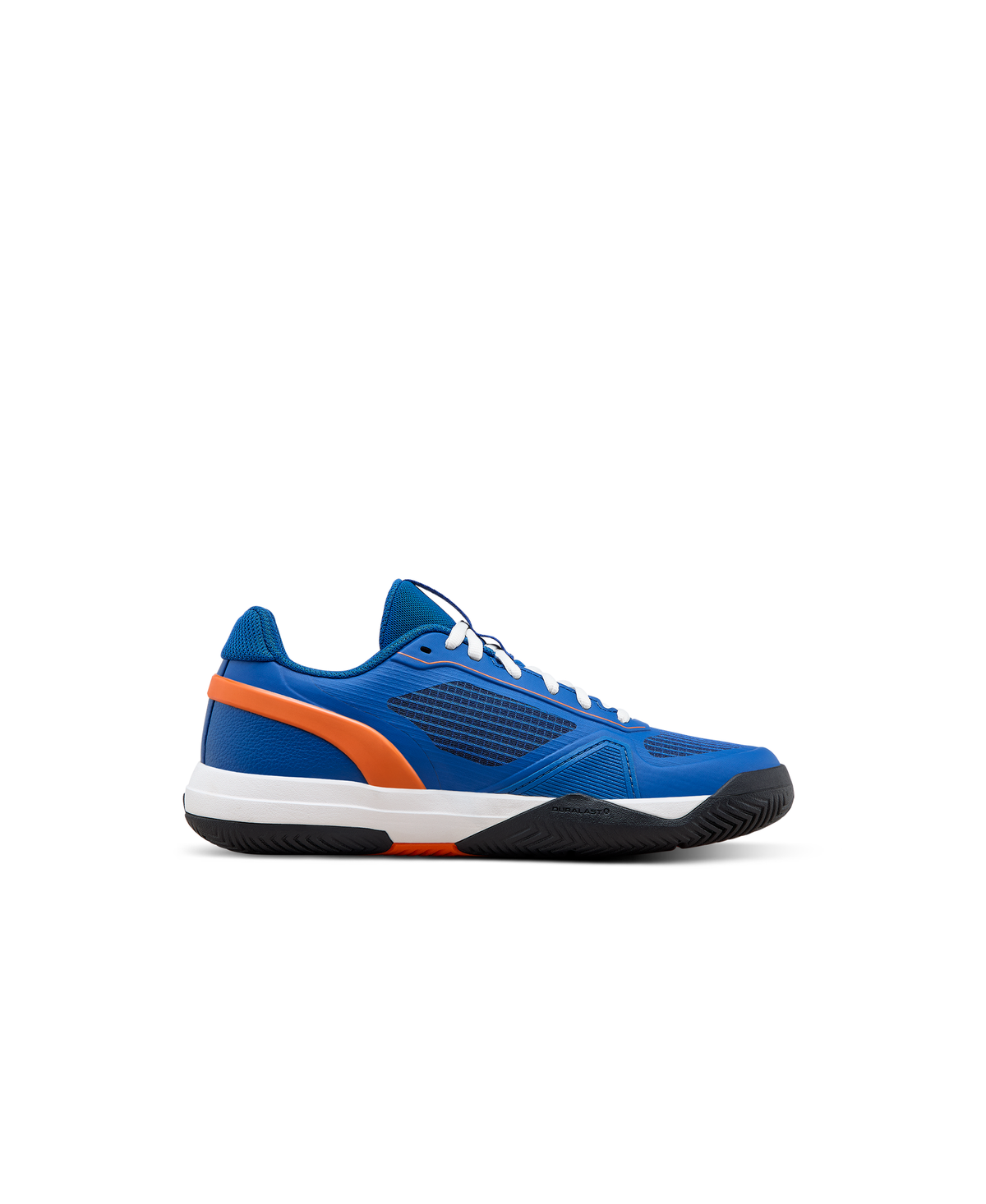Wilson Rush Pro 5 Junior Tennis Shoes, Deja Vu Blue/White/Orange Tiger - alternate view 1