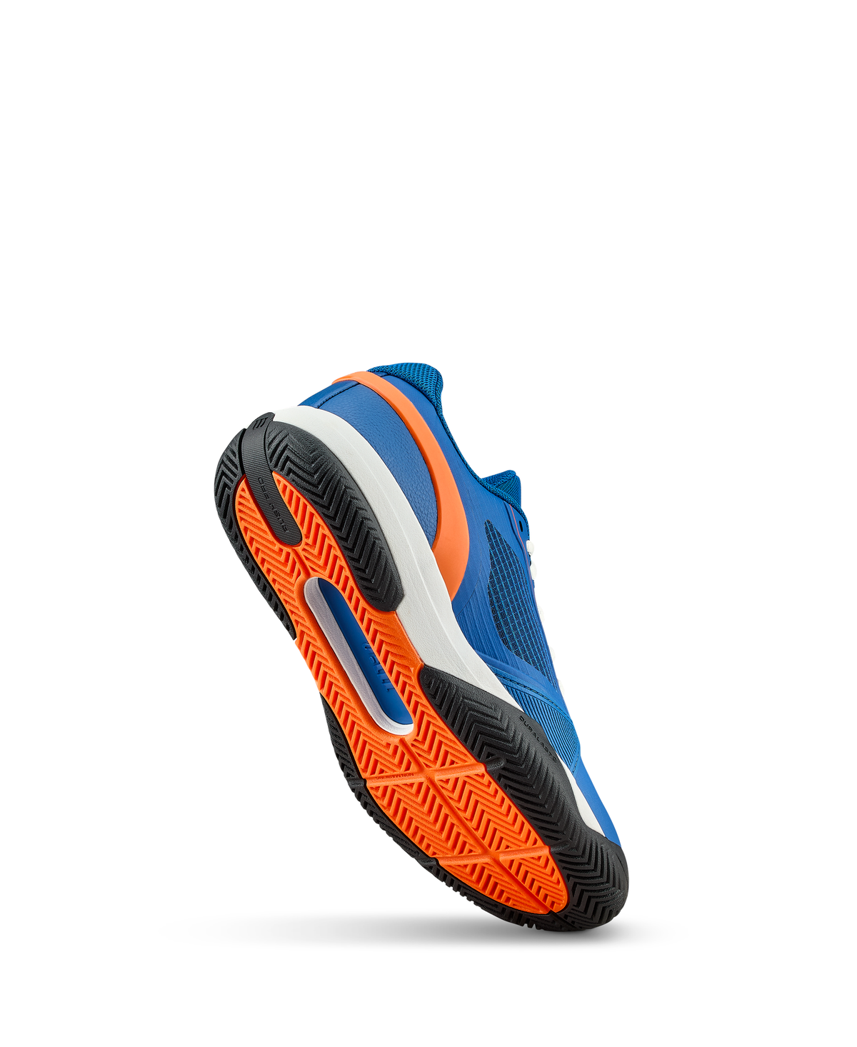 Wilson Rush Pro 5 Junior Tennis Shoes, Deja Vu Blue/White/Orange Tiger - alternate view 2