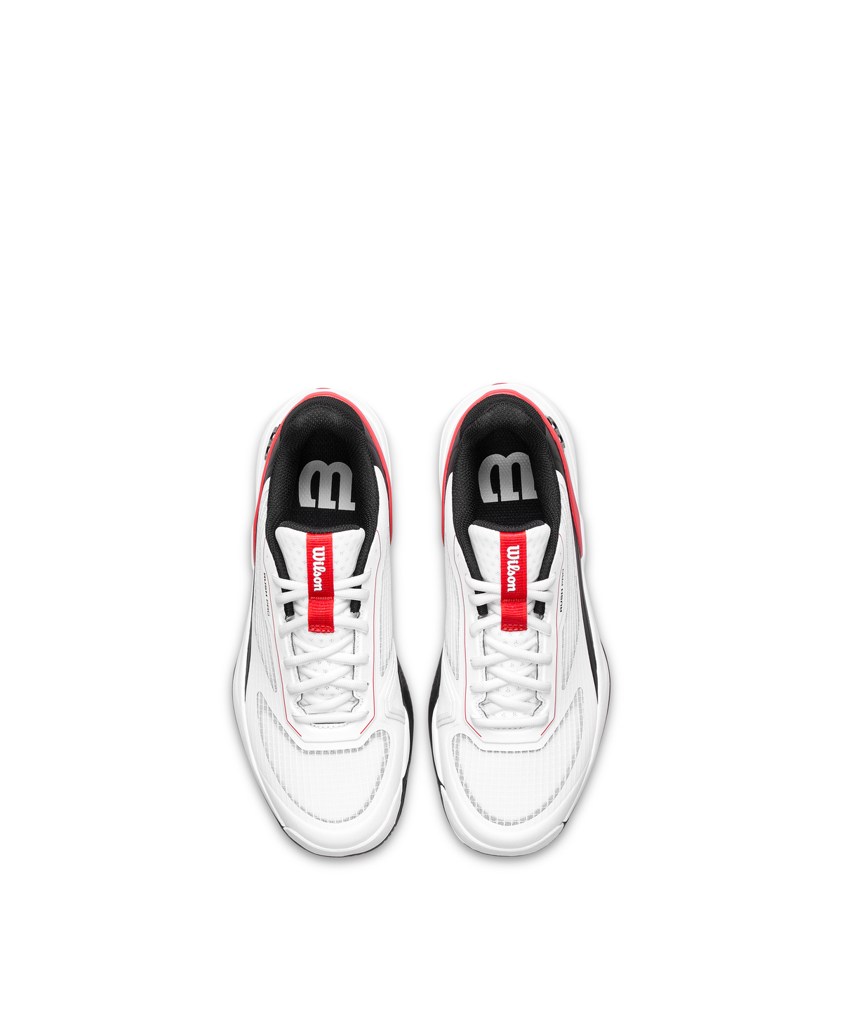 Wilson Rush Pro 5 Junior Tennis Shoes, White/Infrared/Black - alternate view 4