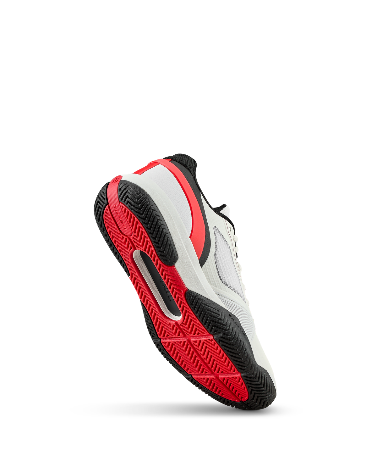 Wilson Rush Pro 5 Junior Tennis Shoes, White/Infrared/Black - alternate view 2