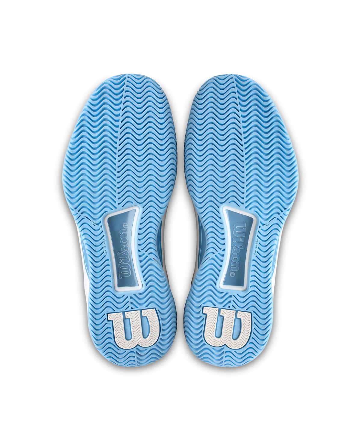 Wilson Intrigue Tour Womens Tennis Shoes, Airy Blue/White - pair view