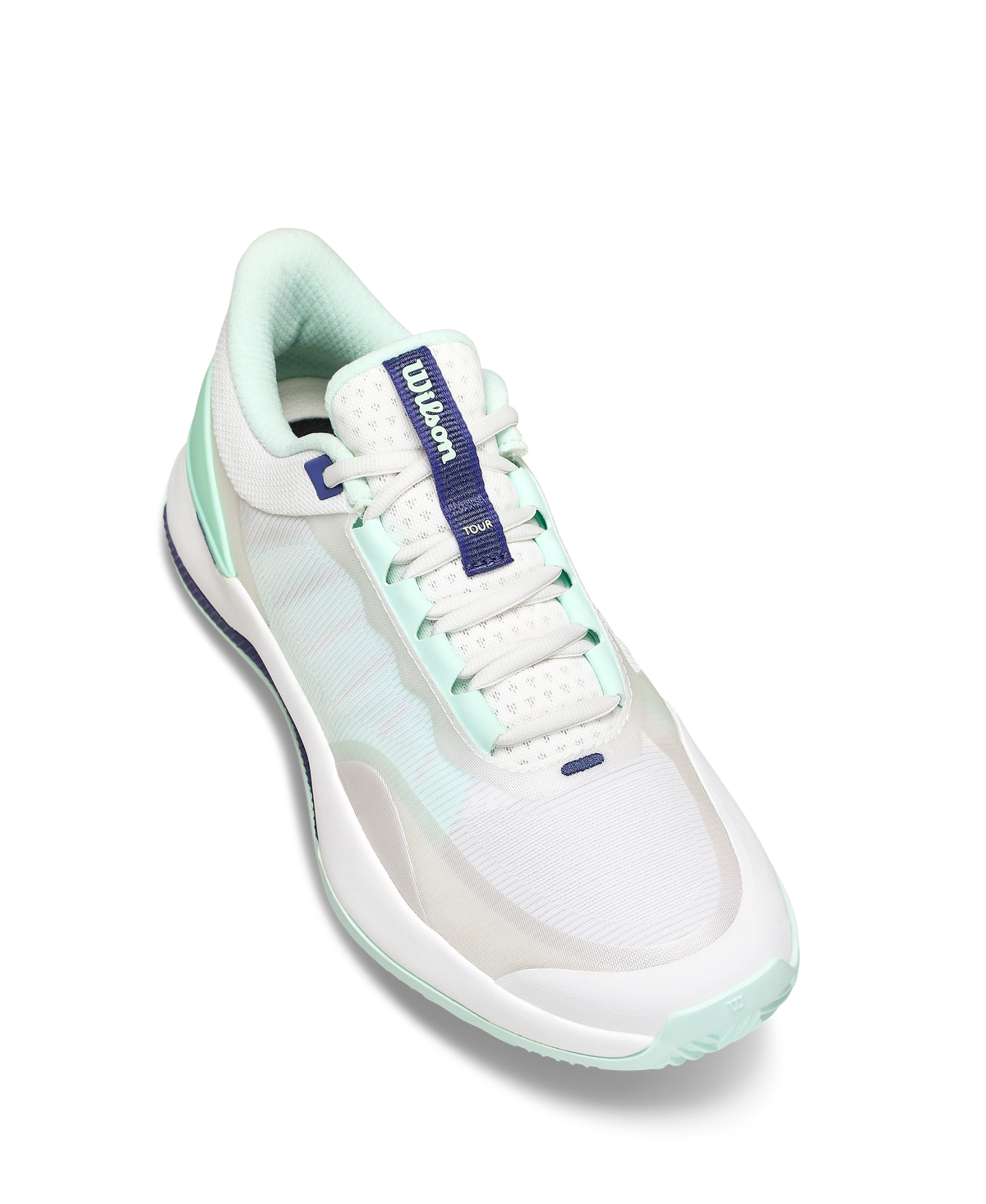 Wilson Intrigue Tour Clay Womens Tennis Shoes, White/Bay/Skipper Blue - alternate view 3