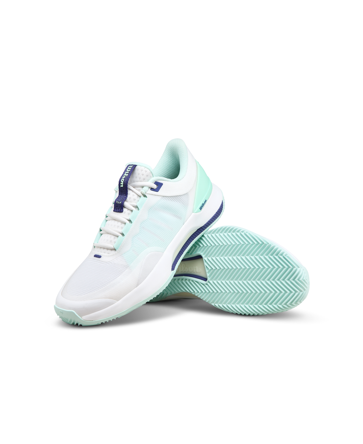 Wilson Intrigue Tour Clay Womens Tennis Shoes, White/Bay/Skipper Blue - alternate view 7