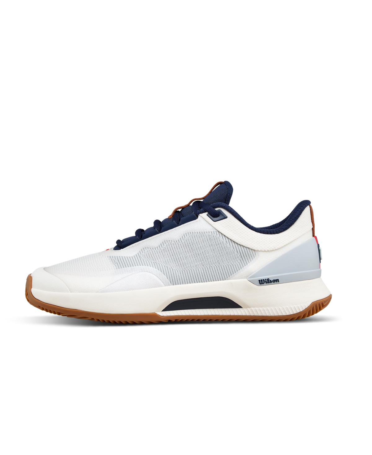 Wilson Intrigue Tour Clay Womens Tennis Shoes, Vanilla Ice/Navy Blazer - main view