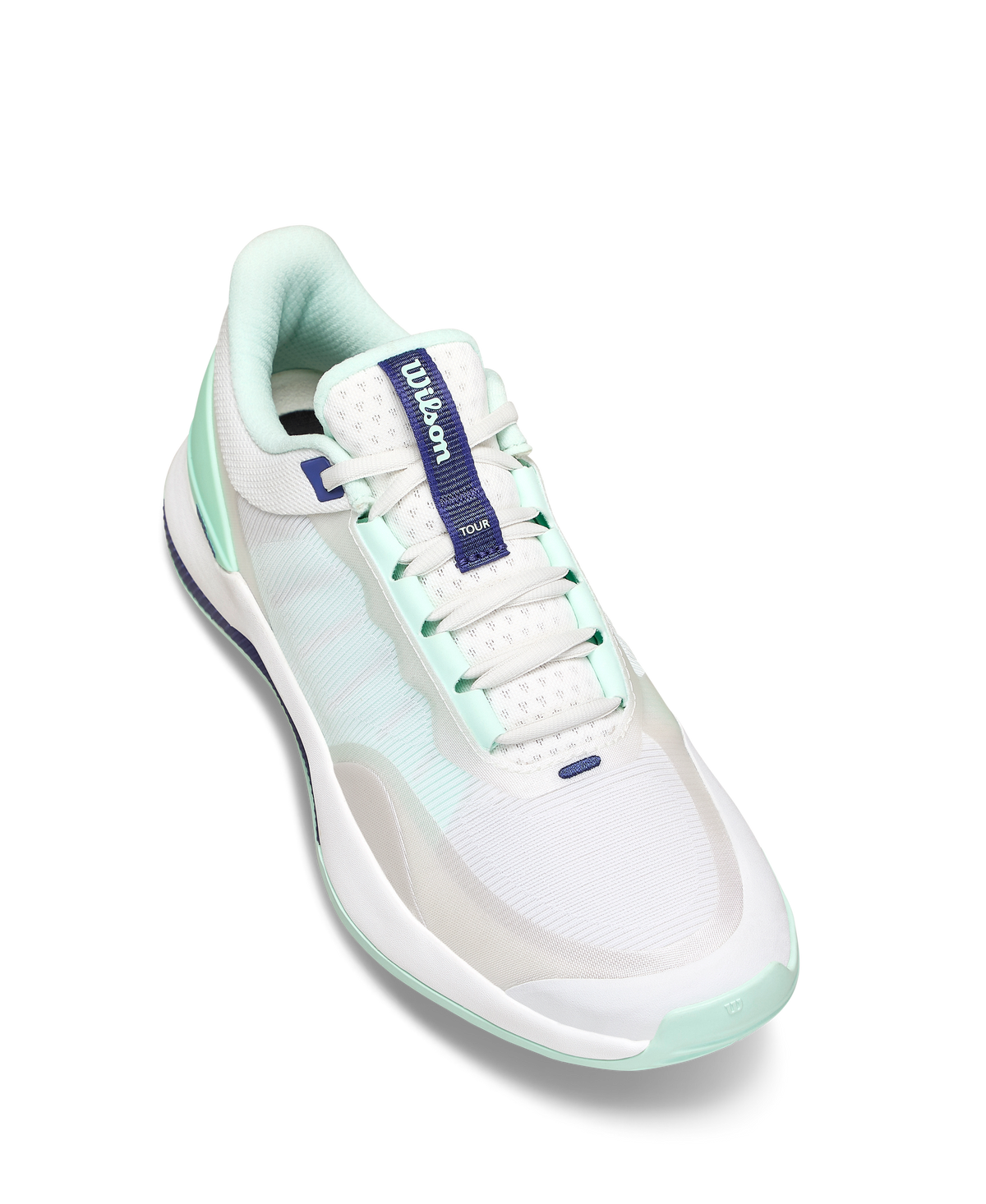 Wilson Intrigue Tour Womens Padel Shoes, White/Bay/Skipper Blue - alternate view 3