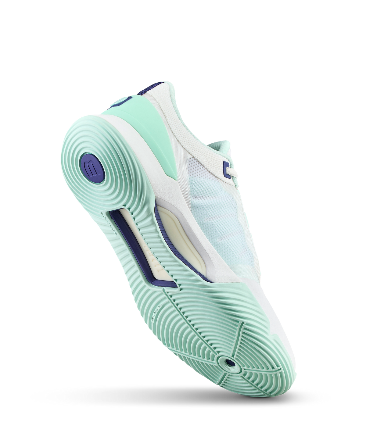 Wilson Intrigue Tour Womens Padel Shoes, White/Bay/Skipper Blue - alternate view 2