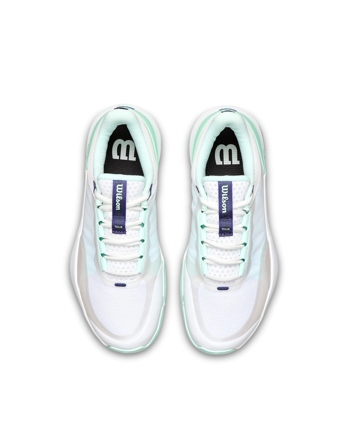 Wilson Intrigue Tour Womens Padel Shoes, White/Bay/Skipper Blue - alternate view 5