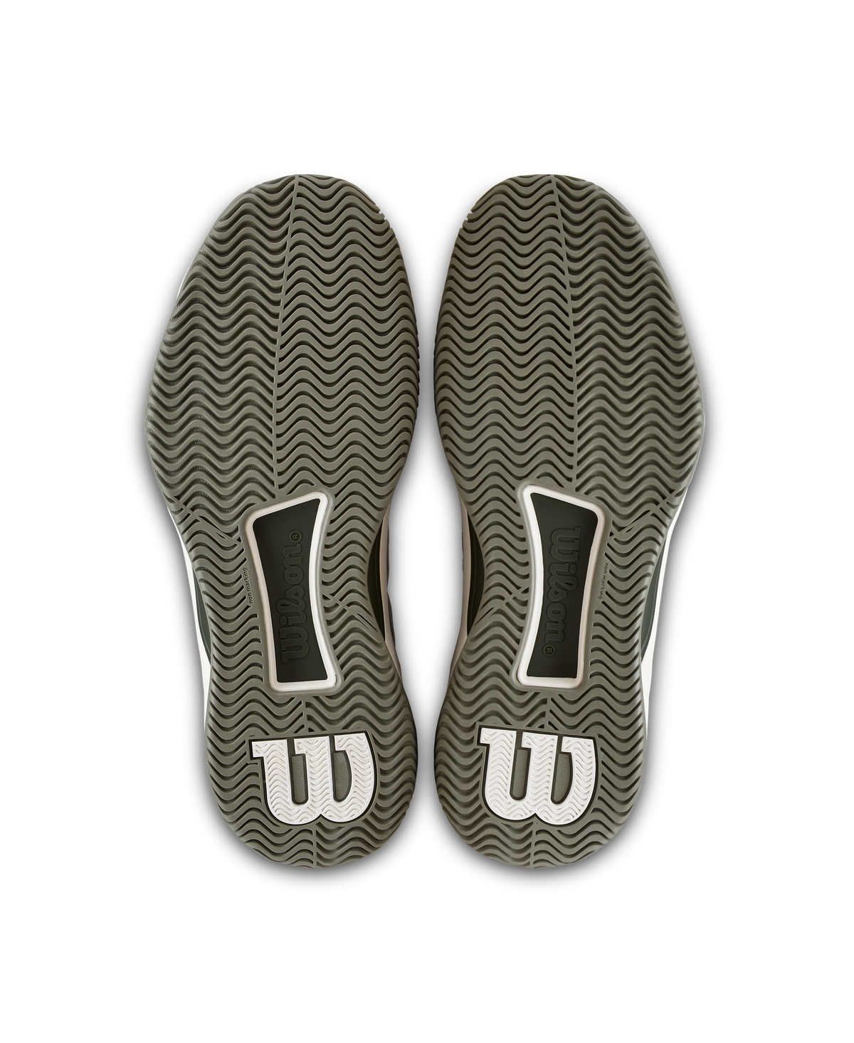 Wilson Intrigue Tour Womens Tennis Shoes, Tofu/Vetiver/Caramel Cafe - pair view