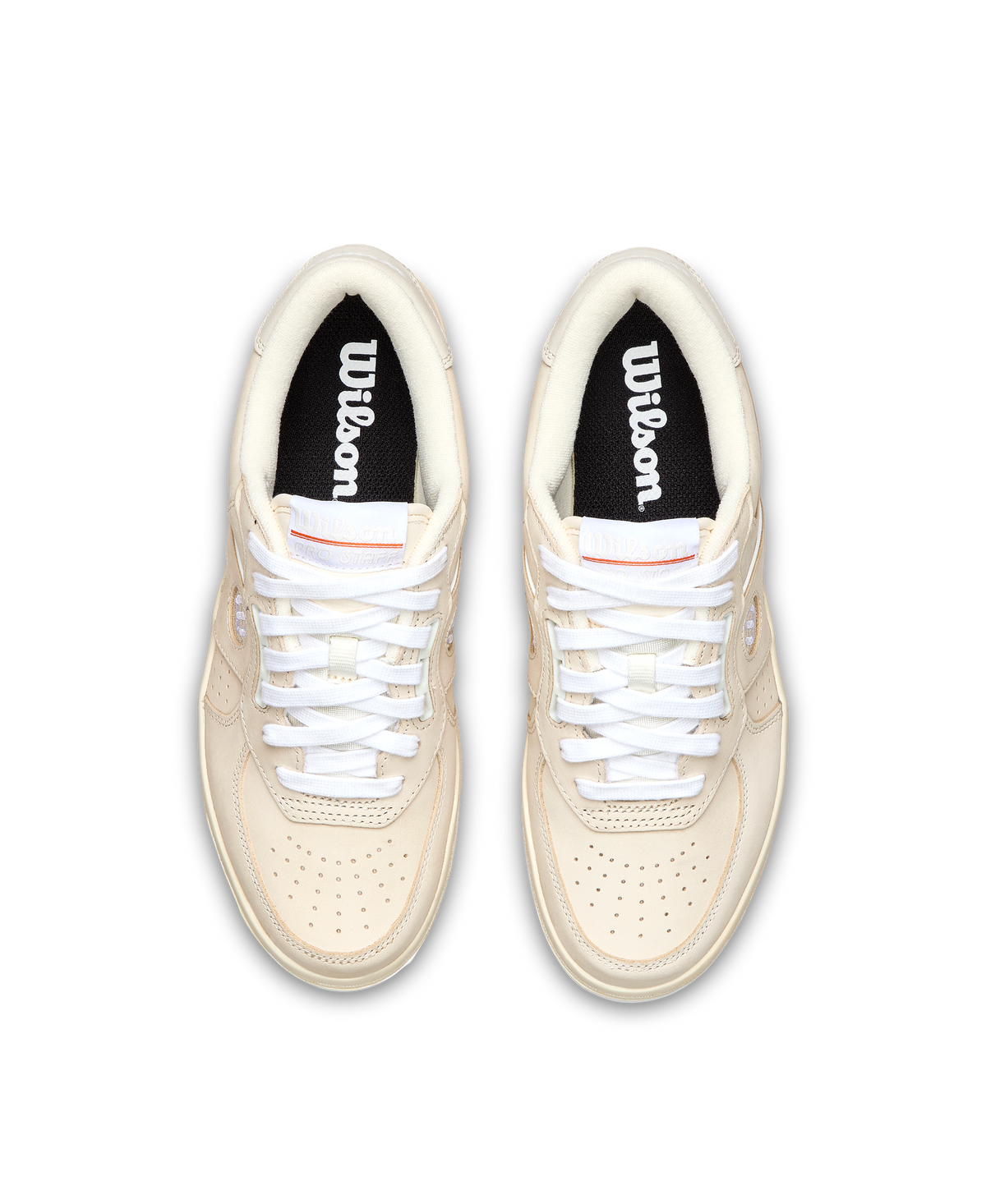 Wilson Pro Staff 87 Nubuck Unisex Sneakers, Seedpearl/White/Orange Tiger - alternate view 5