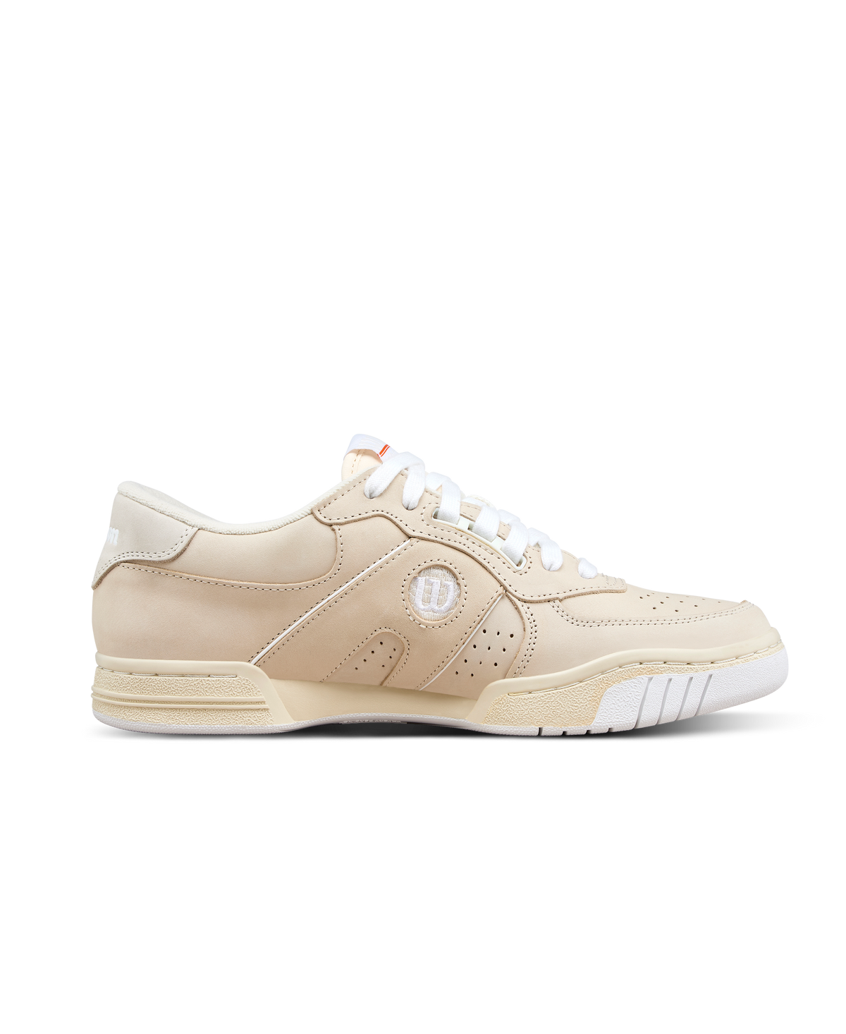 Wilson Pro Staff 87 Nubuck Unisex Sneakers, Seedpearl/White/Orange Tiger - alternate view 1