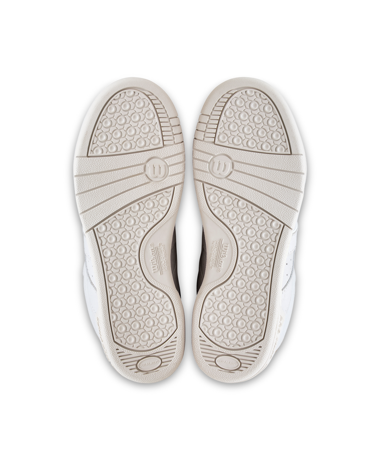 Wilson Pro Staff 87 Nubuck Womens Court Sneakers, White/Vanilla Ice/White - pair view