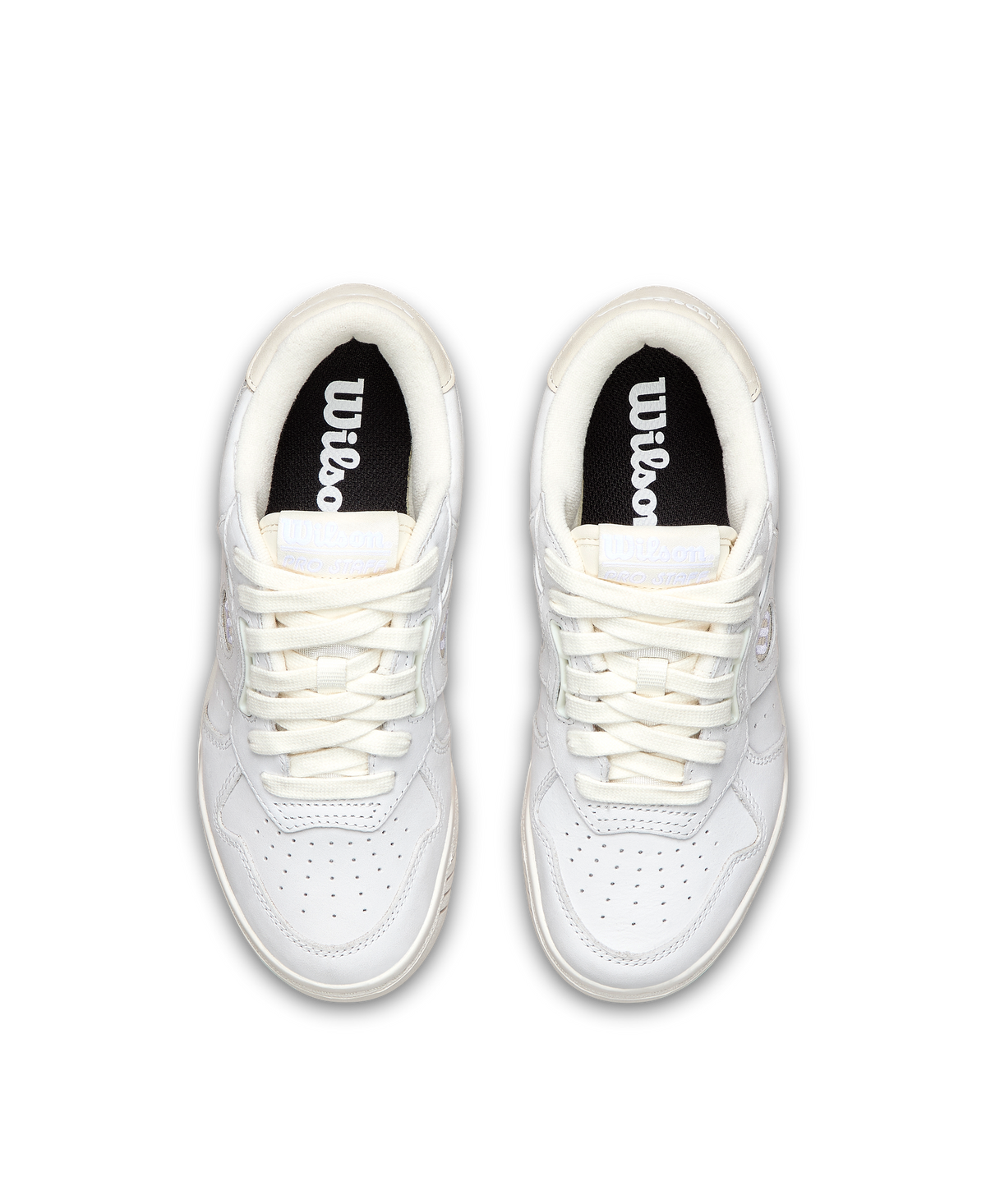 Wilson Pro Staff 87 Nubuck Womens Court Sneakers, White/Vanilla Ice/White - alternate view 5