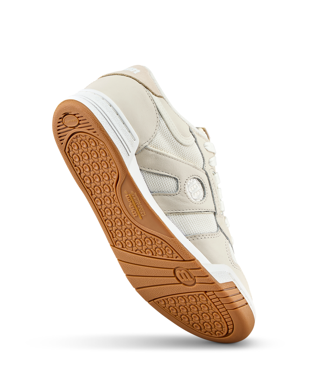 Wilson Pro Staff 87 Mesh Womens Lifestyle Sneakers, Tofu/White/Gum - alternate view 2