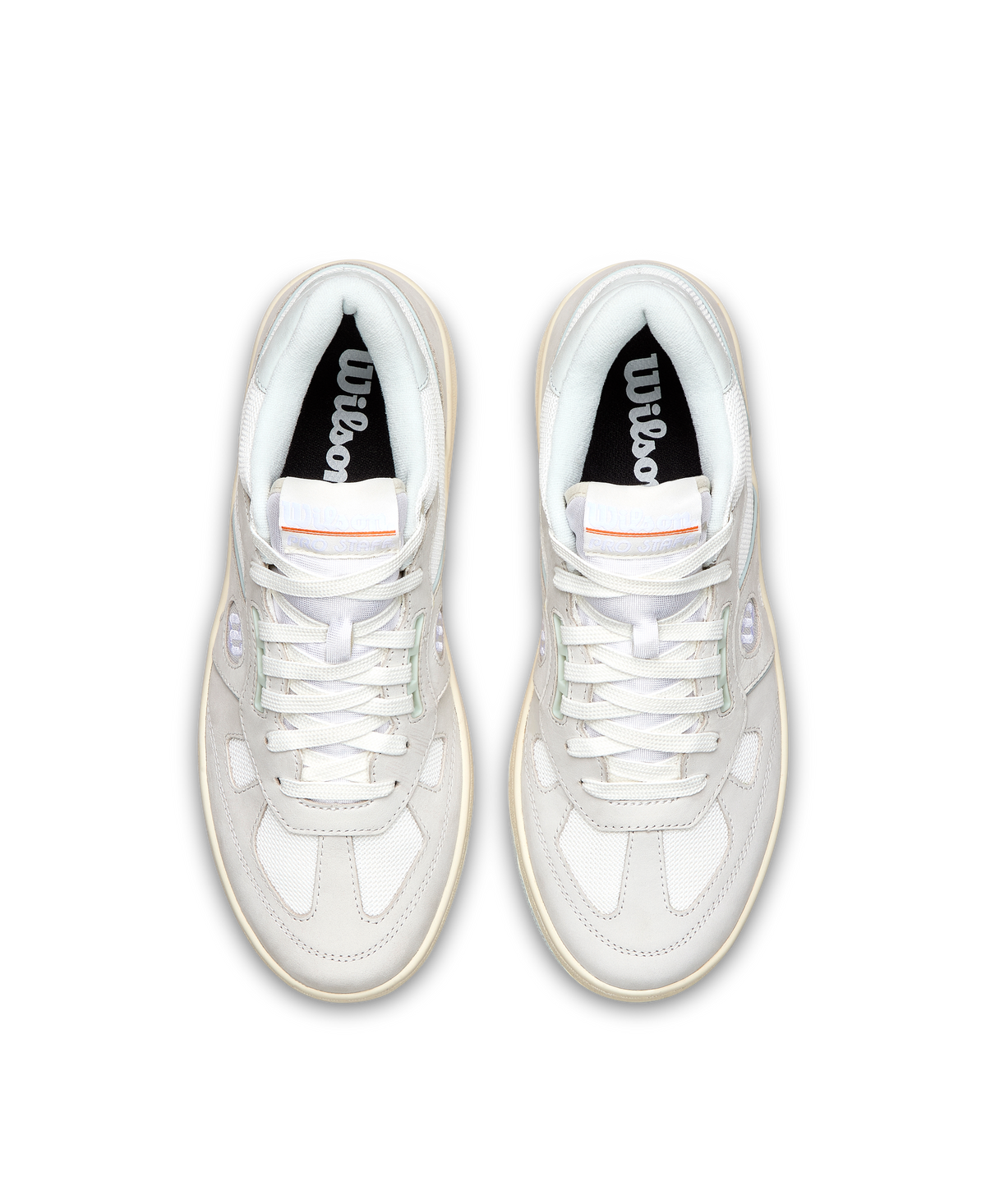 Wilson Pro Staff 87 Mid Mens Sneakers, Snow White/Ice Flow/Seedpearl - alternate view 5