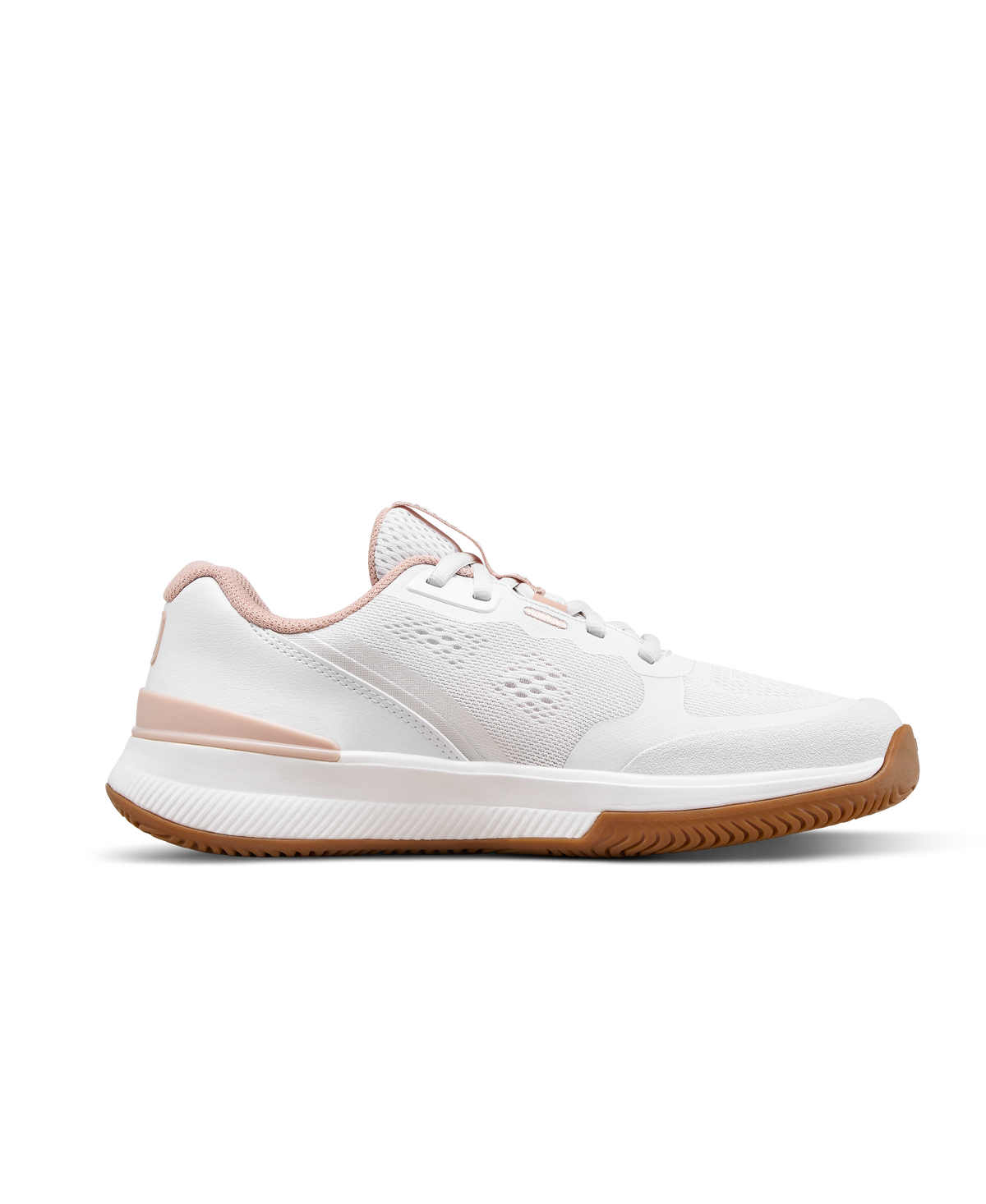 Wilson Intrigue Pro Junior Tennis Shoes, White/Cameo Rose/Gum - alternate view 1