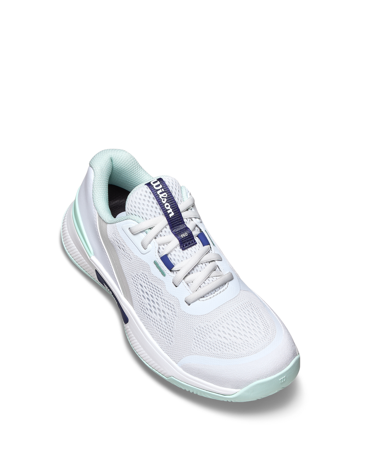 Wilson Intrigue Pro Junior Tennis Shoes, White/Bay/Skipper Blue - alternate view 2