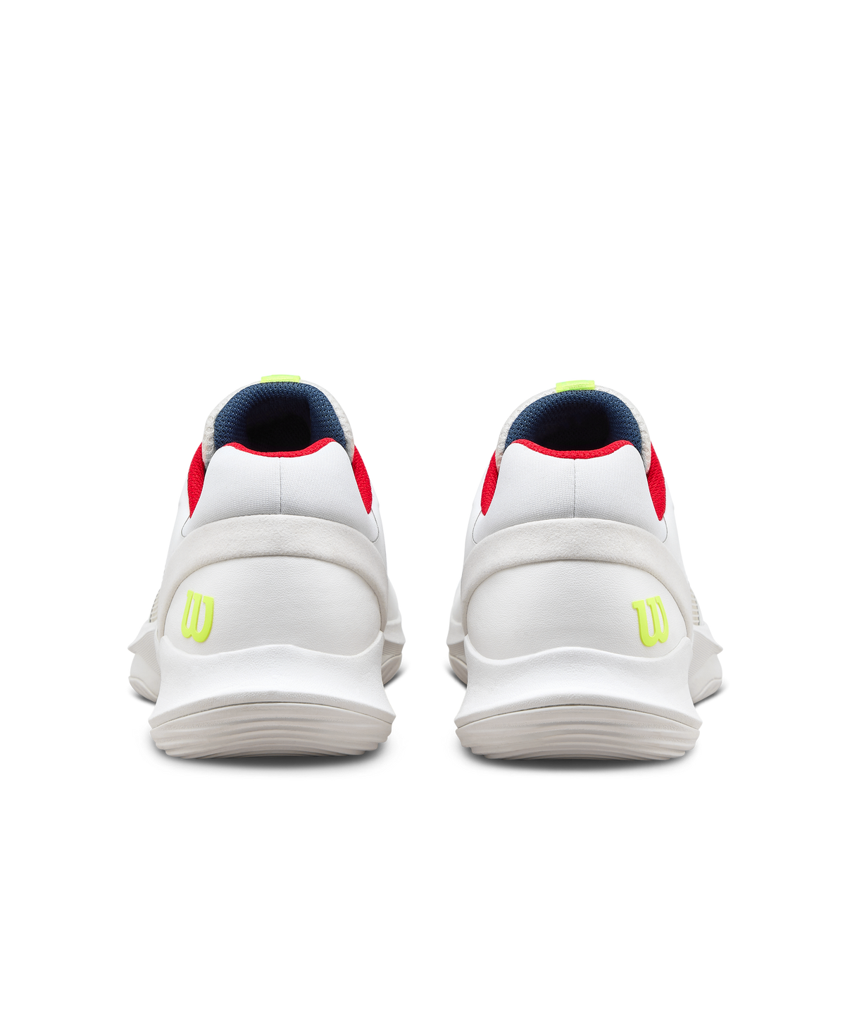 Wilson Hurakn Pro V2 Mens Padel Shoes, Snow White/Snow White/Safety Yellow - alternate view 5