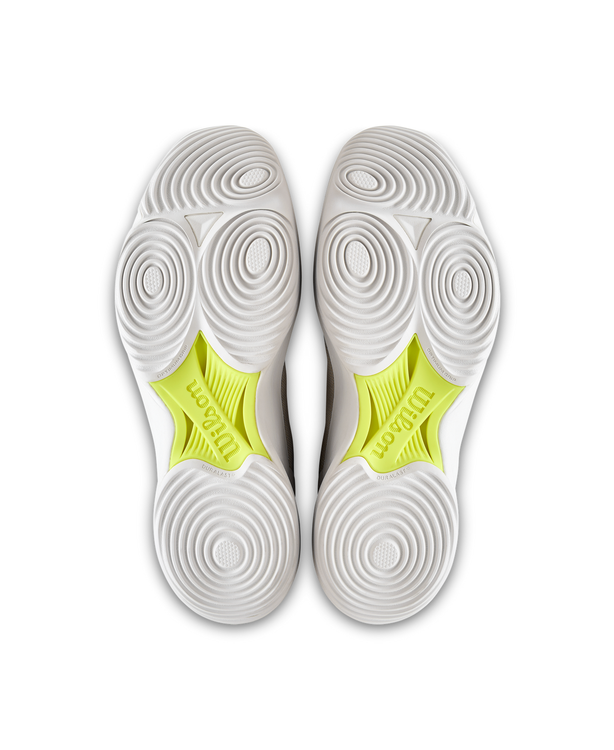 Wilson Hurakn Pro V2 Mens Padel Shoes, Snow White/Snow White/Safety Yellow - alternate view 7
