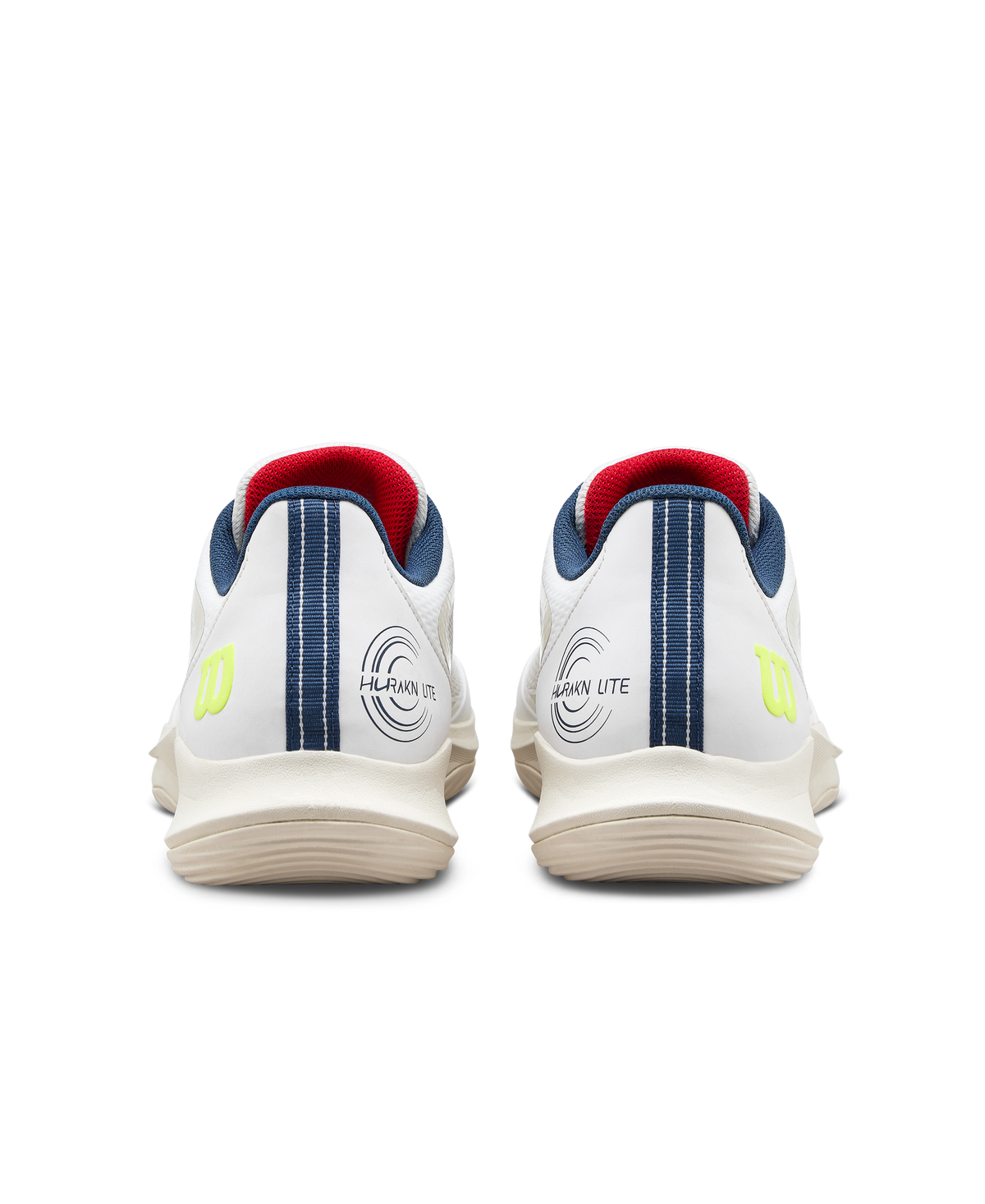 Wilson Hurakn Lite Mens Padel Shoes, Snow White/Safety Yellow - alternate view 5