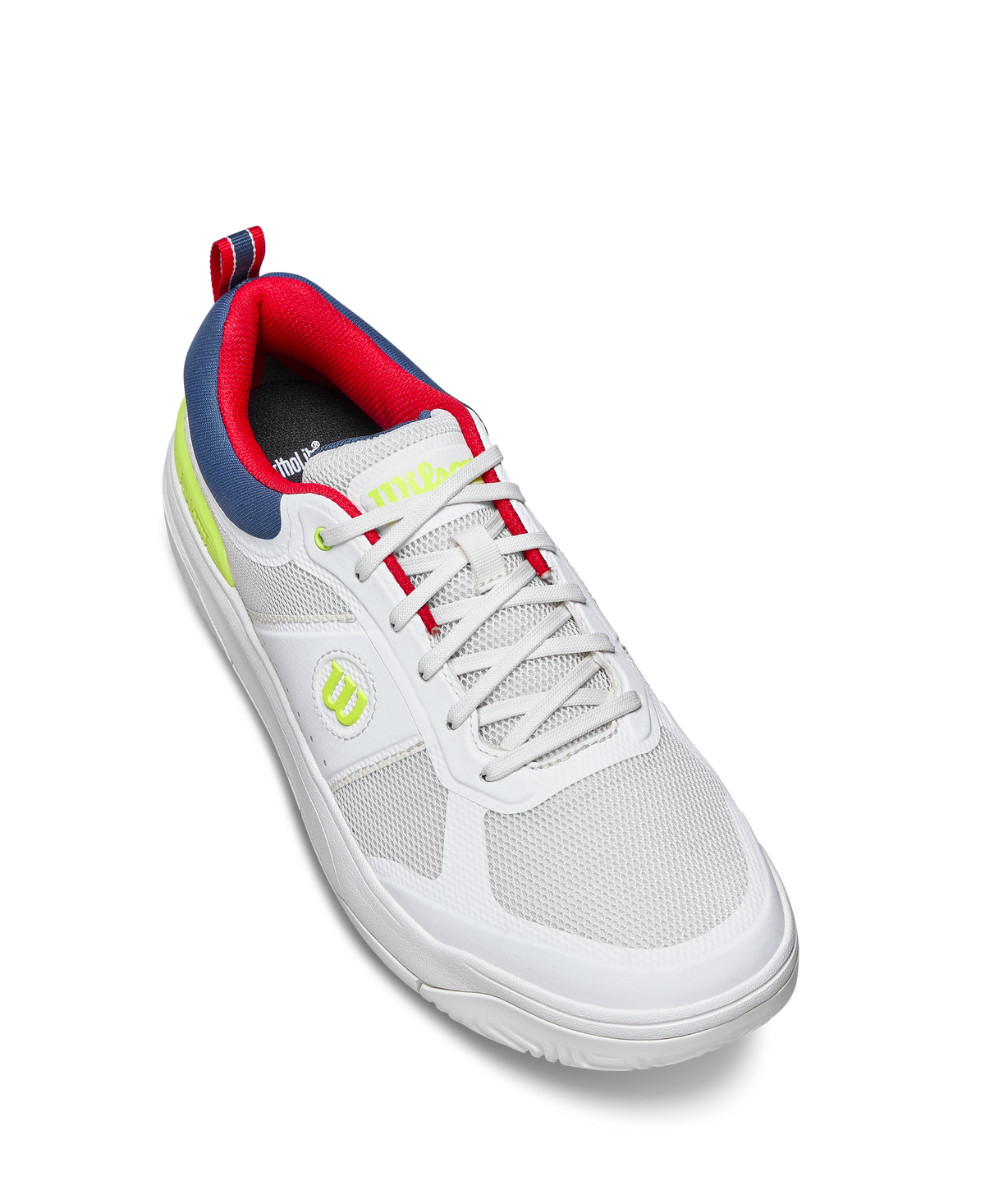 Wilson Pickle Pro Mens Pickleball Shoes, Snow White/Papyrus/Ensign Blue - alternate view 2