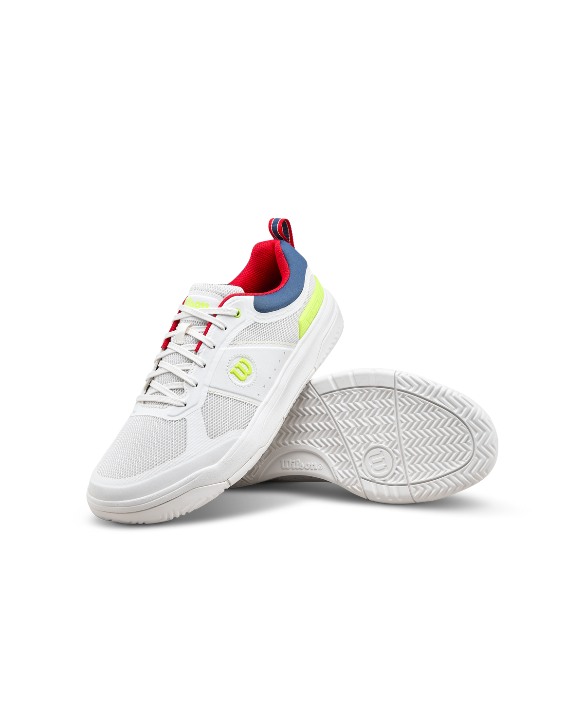 Wilson Pickle Pro Mens Pickleball Shoes, Snow White/Papyrus/Ensign Blue - alternate view 6
