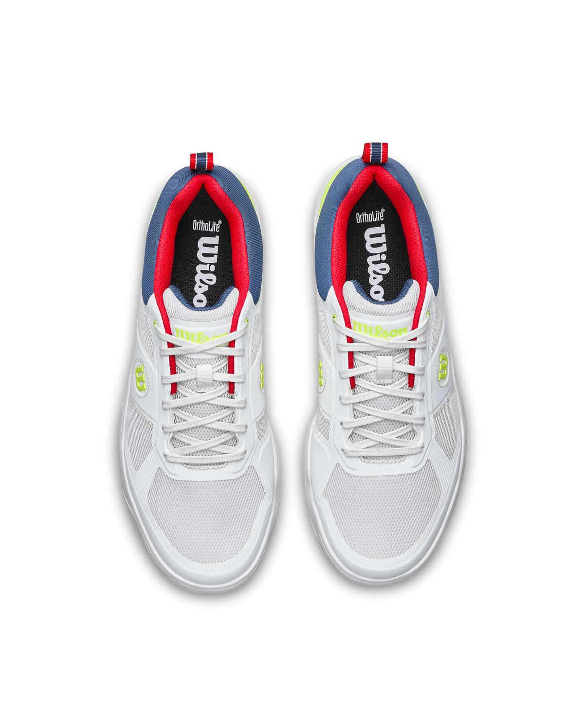 Wilson Pickle Pro Mens Pickleball Shoes, Snow White/Papyrus/Ensign Blue - alternate view 4