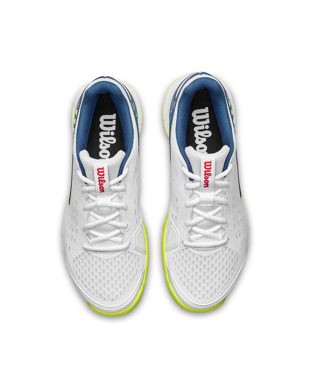 Wilson Rush Pro L Junior Tennis Shoes, Snow White/Snow White/Ensign Blue - alternate view 4