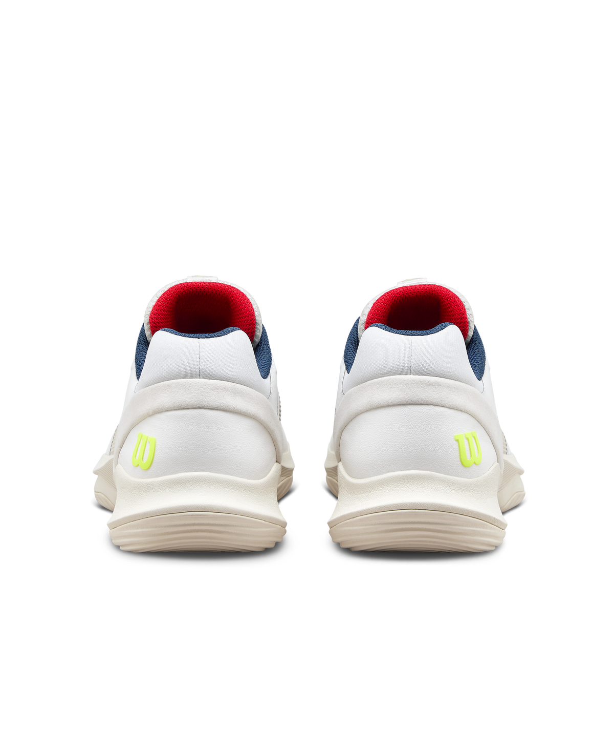 Wilson Hurakn Pro V2 Womens Padel Shoes, Snow White/Papyrus/Safety Yellow - alternate view 5